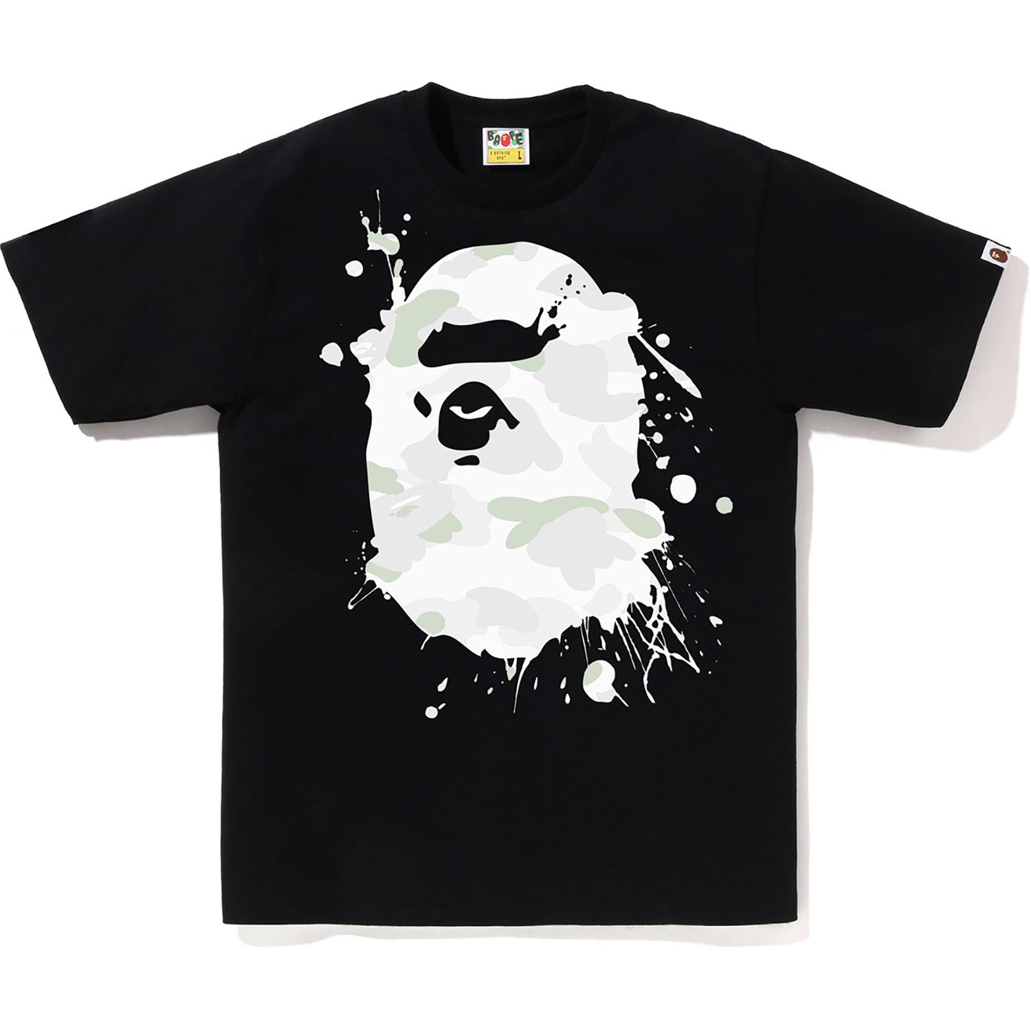City Camo Painting Ape Head Tee Mens A bathing ape оригінал – Купити в Україні – боковий вид