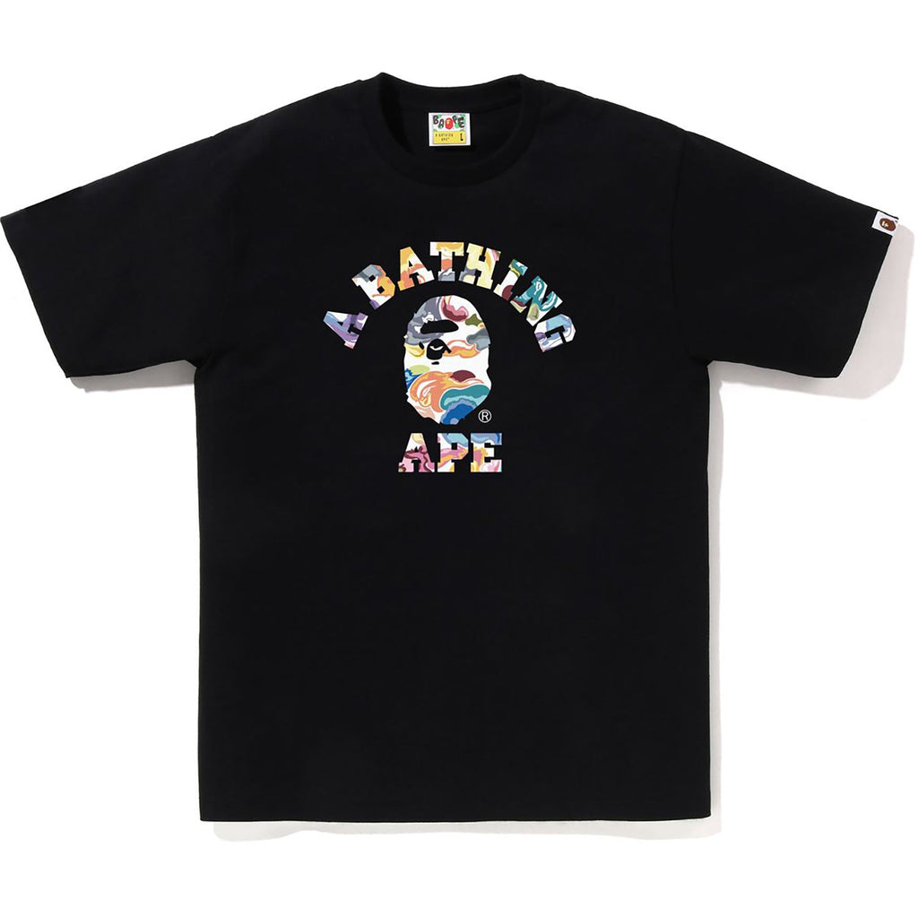 Оригінальна Art Camo College Tee Mens A bathing ape – боковий вид