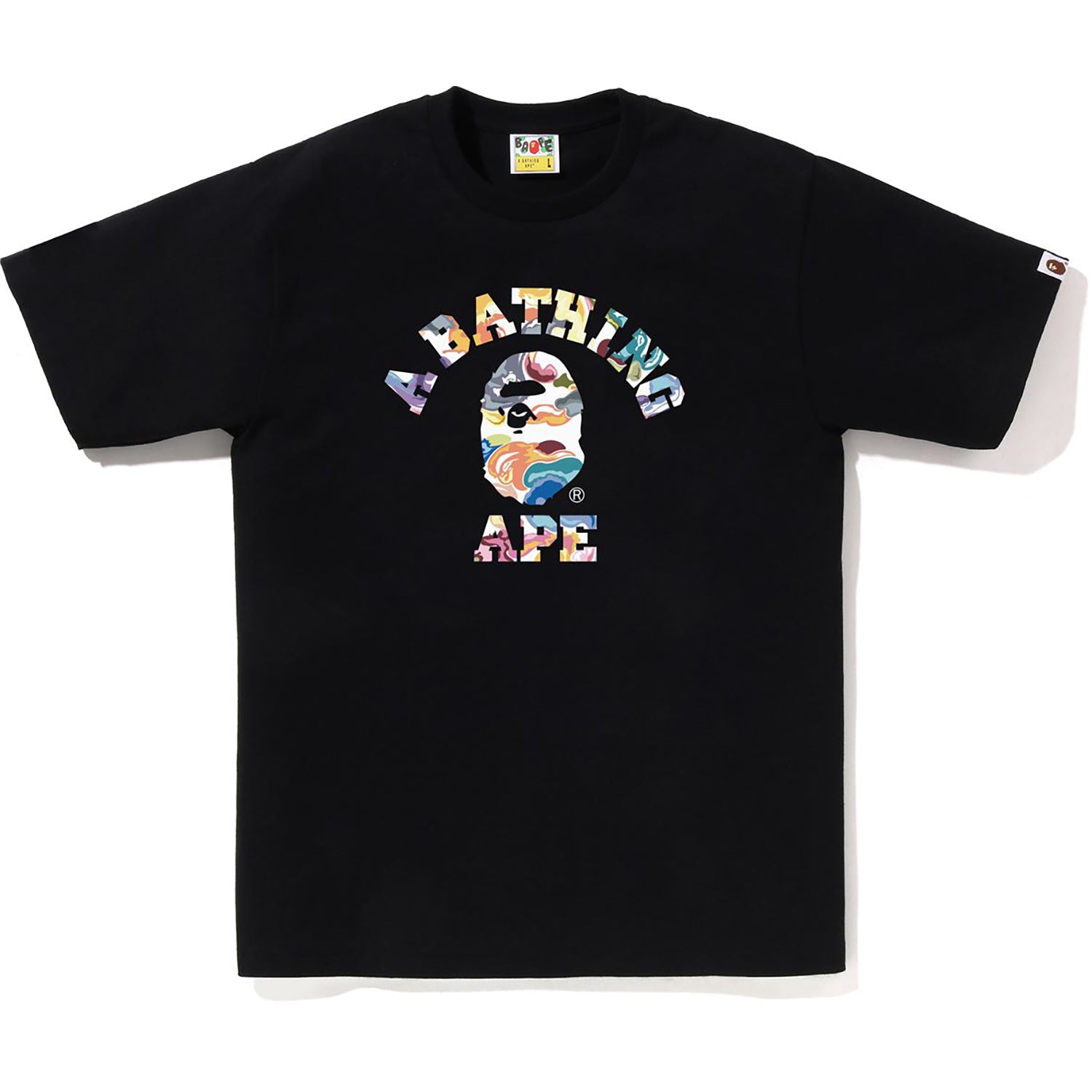 Оригінальна Art Camo College Tee Mens A bathing ape – боковий вид