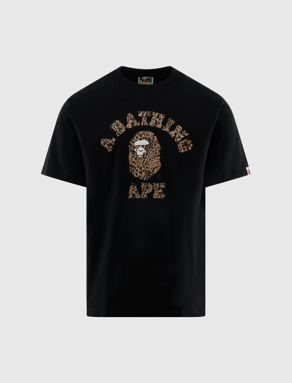Wild Leopard Pattern College Tee A bathing ape оригінал – Купити в Україні – боковий вид