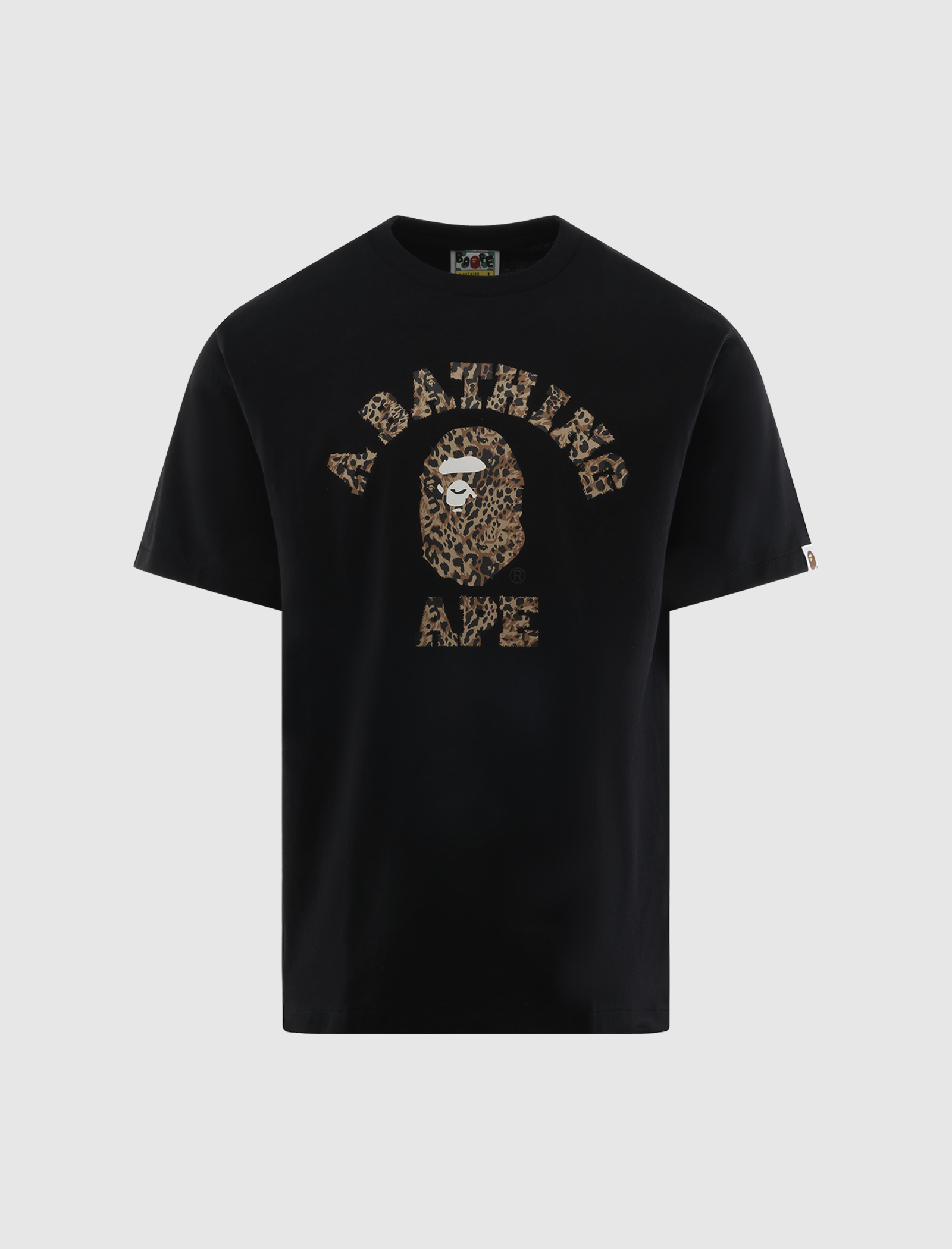 Wild Leopard Pattern College Tee A bathing ape оригінал – Купити в Україні – боковий вид