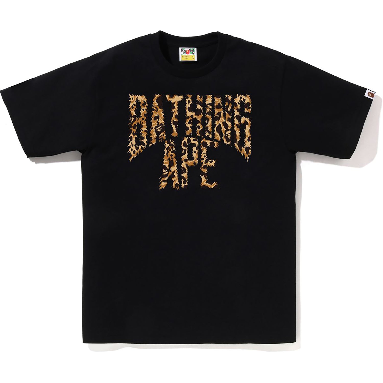 Wild Leopard Pattern Nyc Logo Tee Mens A bathing ape – Гарантія оригінальності – вид ззаду