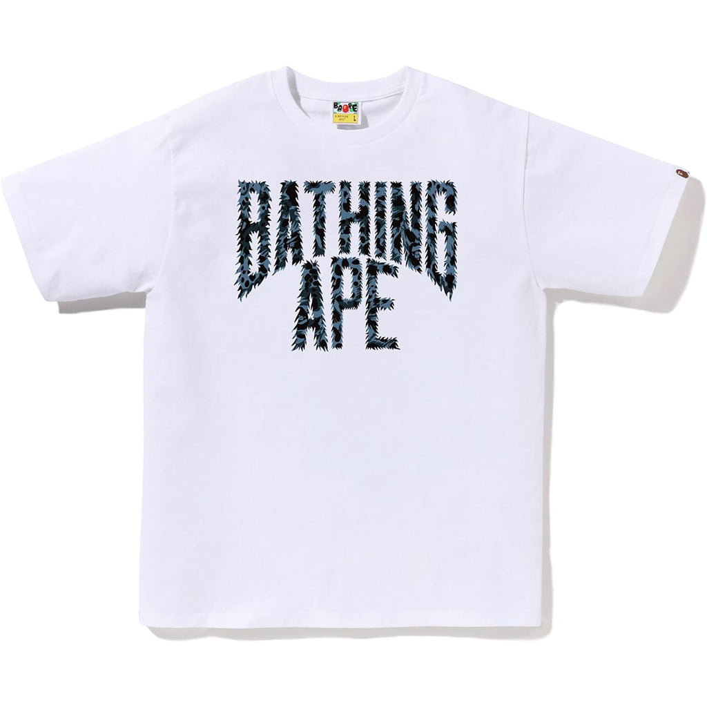 Wild Leopard Pattern Nyc Logo Tee Mens A bathing ape – Гарантія оригінальності – боковий вид