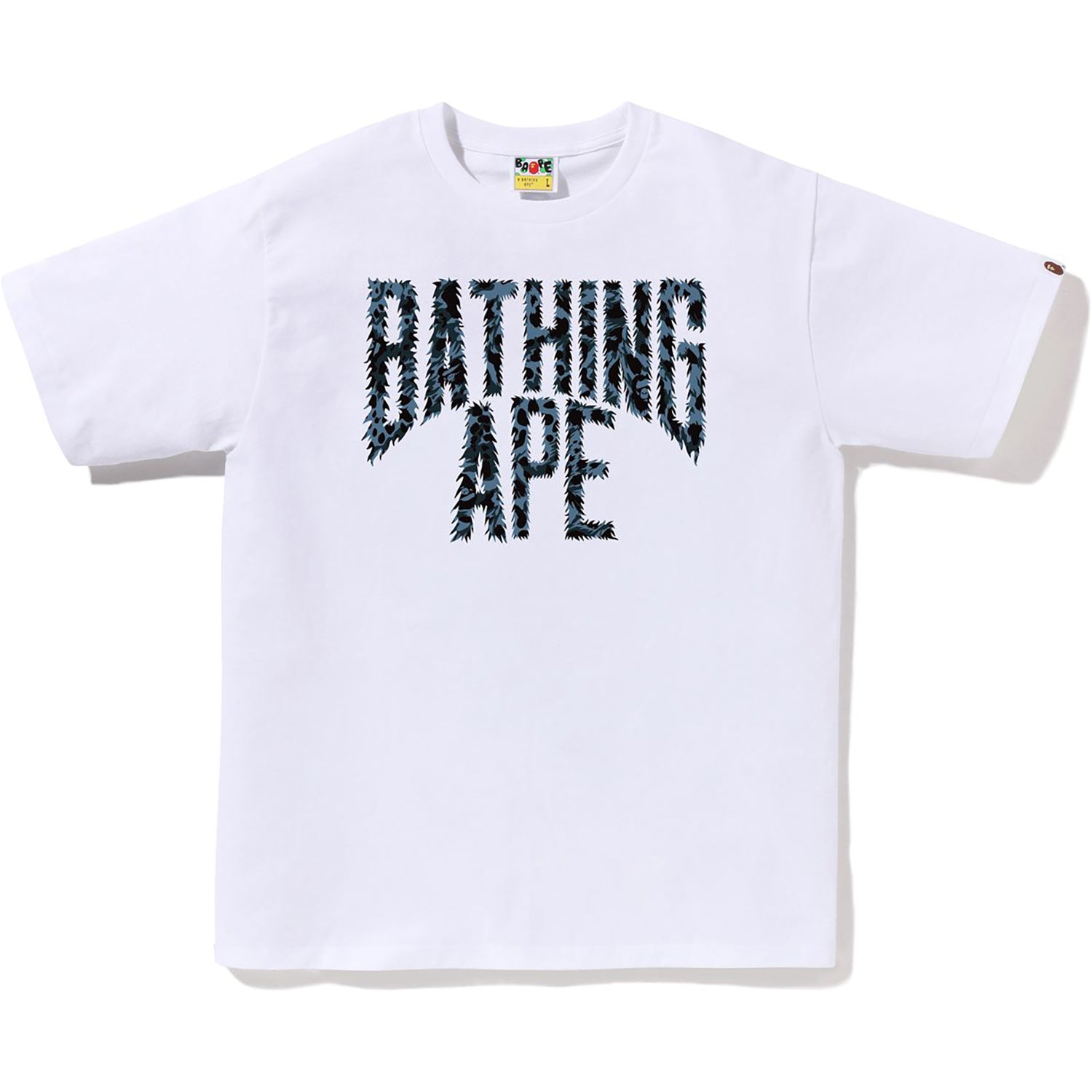 Wild Leopard Pattern Nyc Logo Tee Mens A bathing ape – Гарантія оригінальності – боковий вид