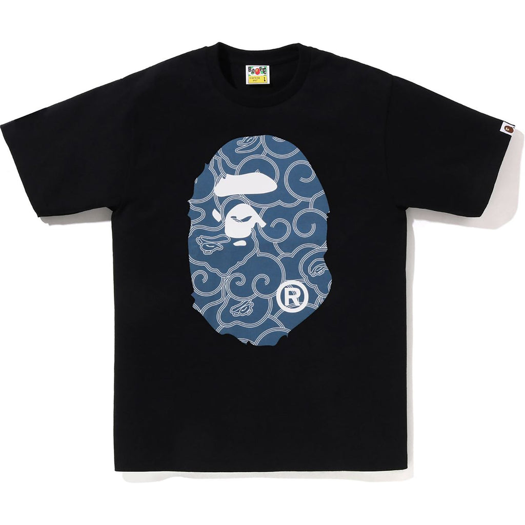 Japanese Cloud Camo Big Ape Head Tee Mens A bathing ape оригінал – Купити в Україні – боковий вид