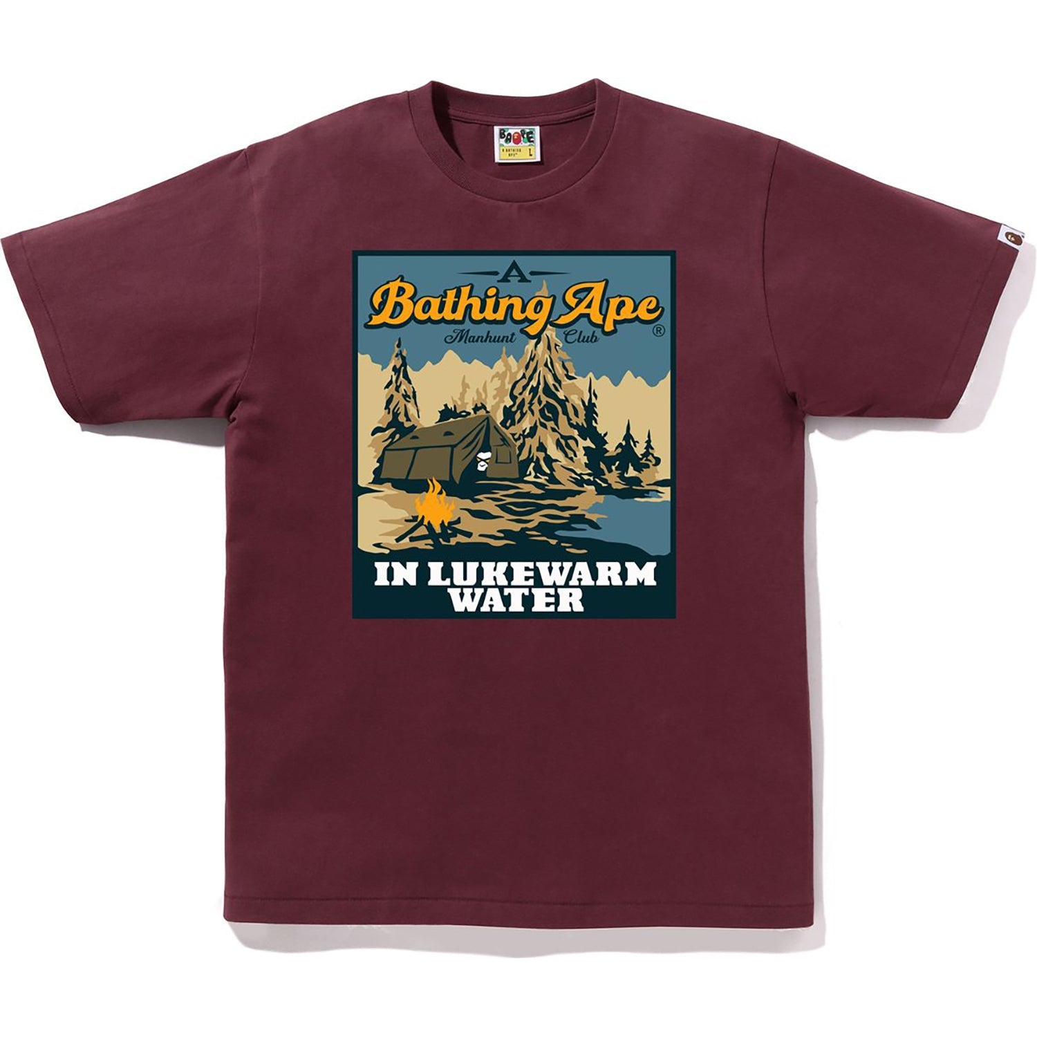Base Camp Tee Mens A bathing ape оригінал – Купити в Україні – боковий вид