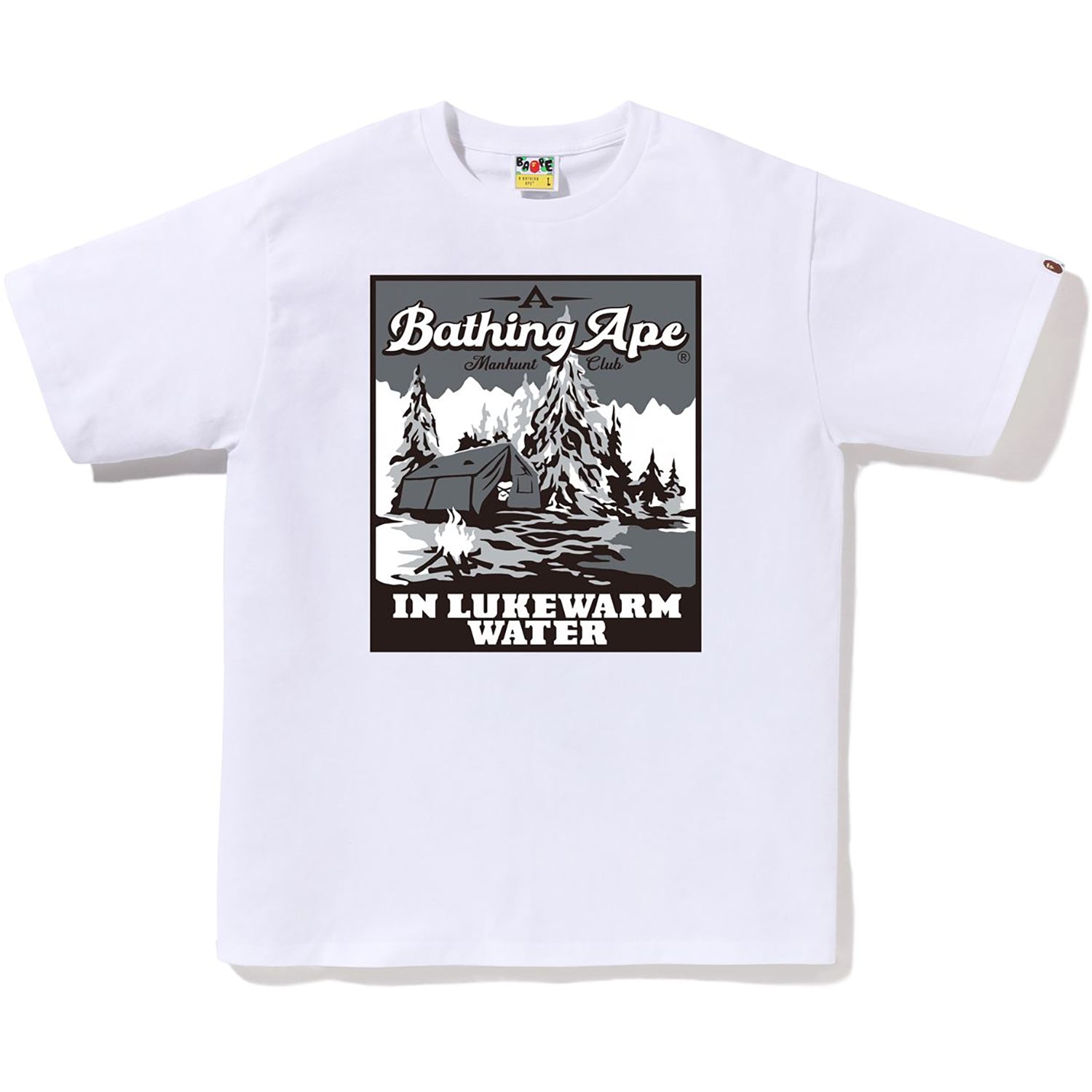 Base Camp Tee Mens A bathing ape оригінал – Купити в Україні – вид ззаду