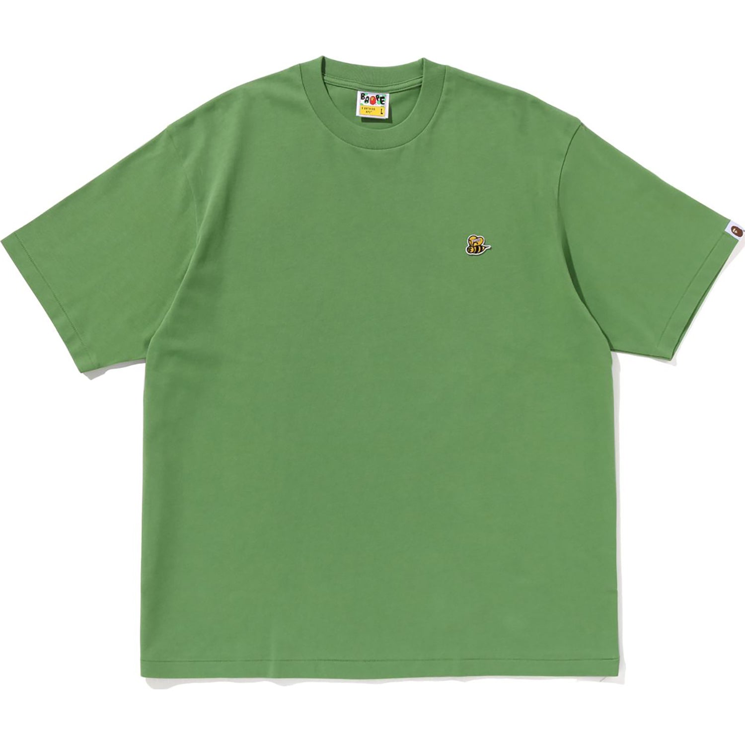 Оригінальна Bee One Point Relaxed Fit Tee Mens A bathing ape – боковий вид