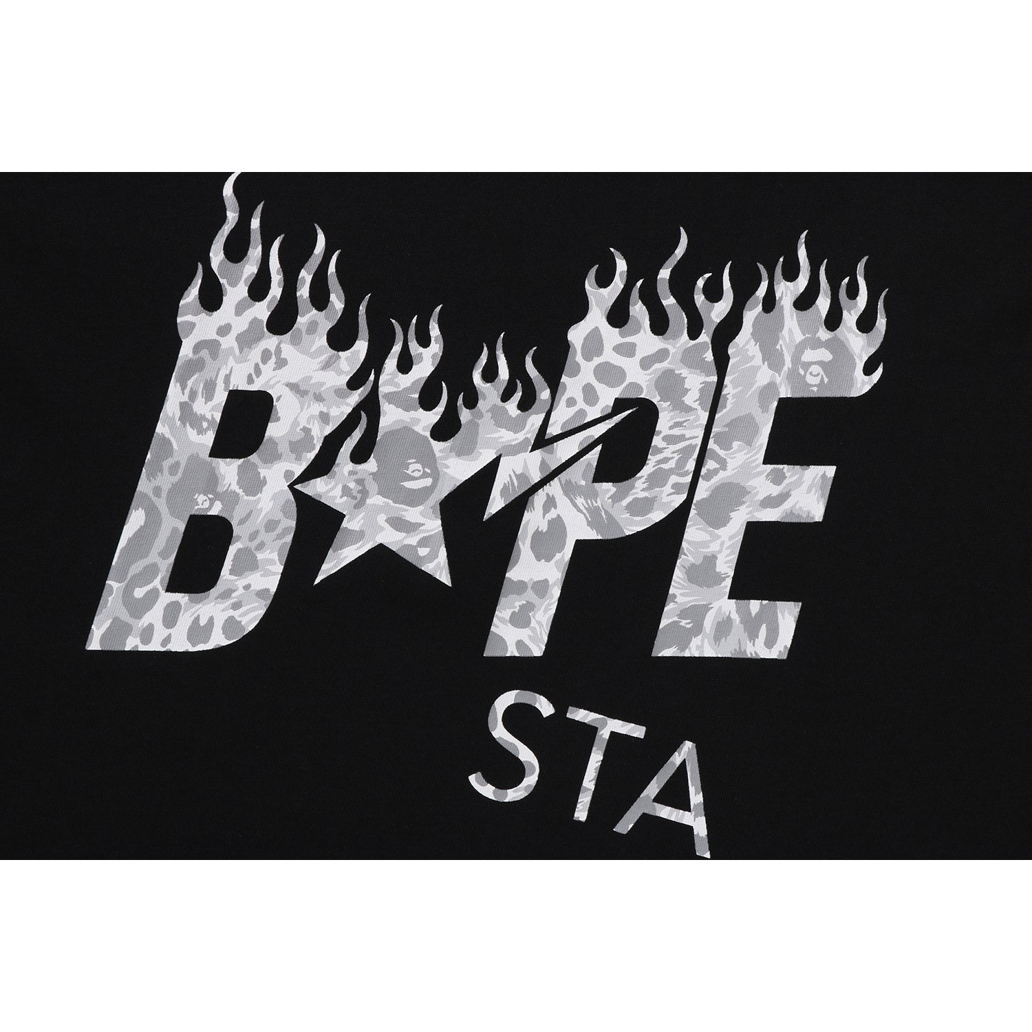 Wild Leopard Pattern Bape Sta Logo Relaxed Fit Tee Mens A bathing ape оригінал – Купити в Україні – вид ззаду