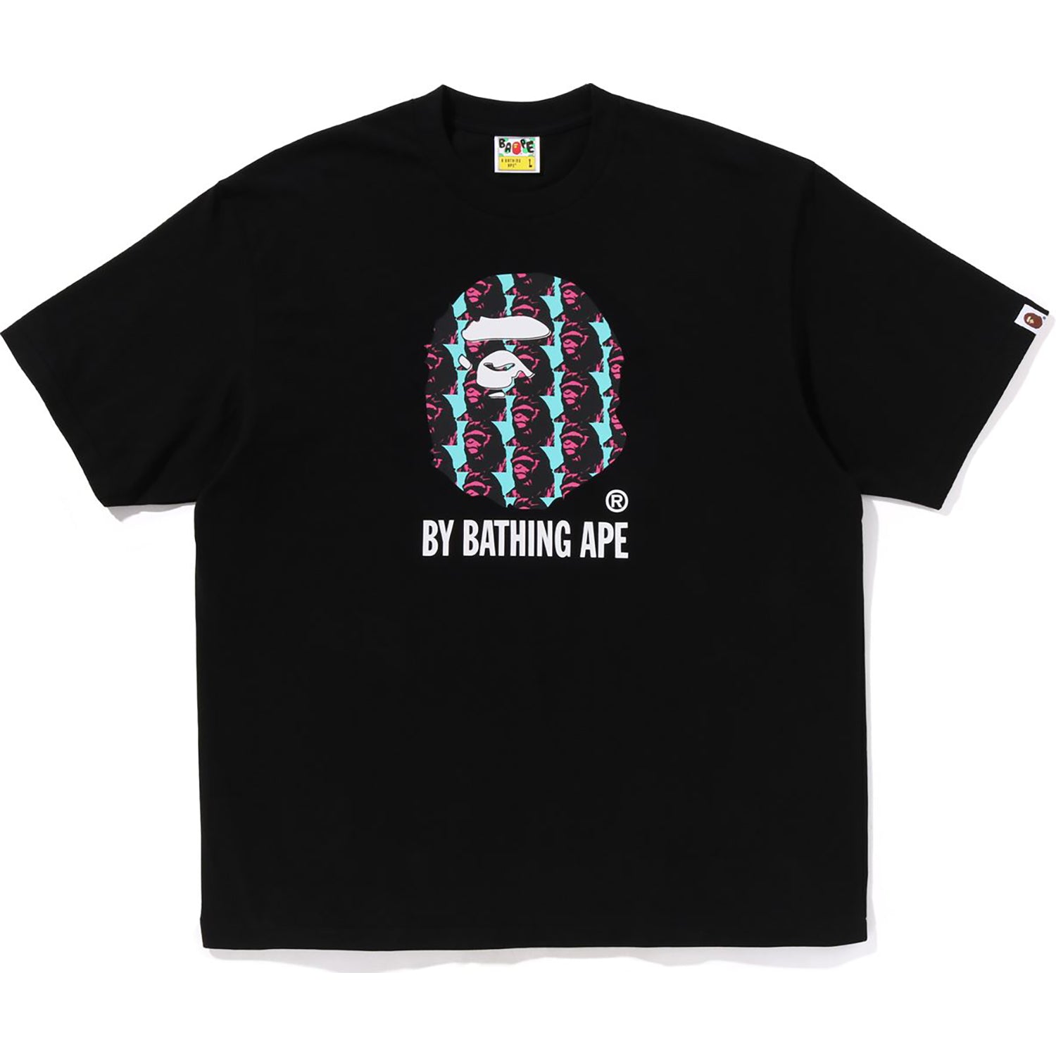 Оригінальна Ape Head Pattern By Bathing Ape Relaxed Fit Tee Mens A bathing ape – боковий вид