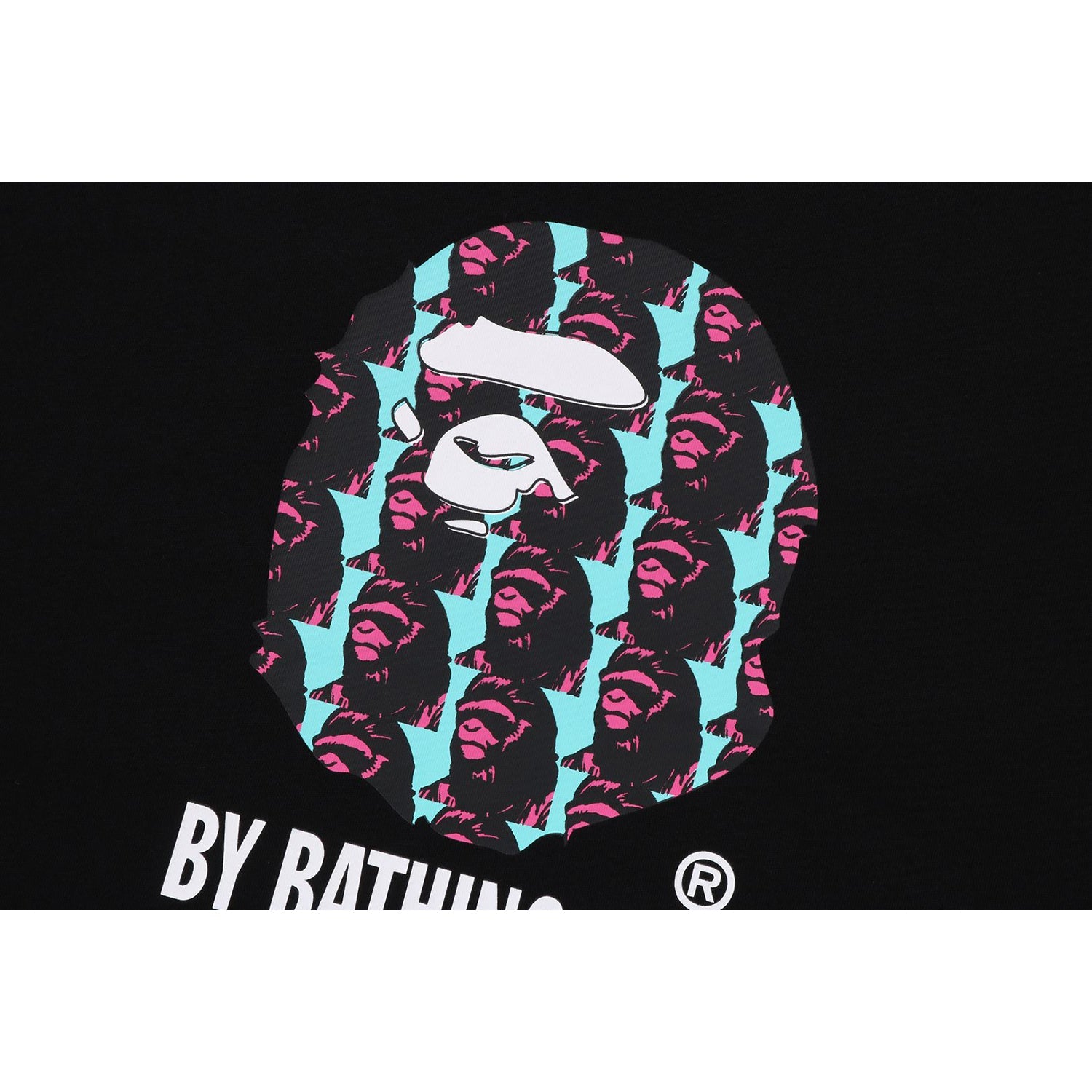 Оригінальна Ape Head Pattern By Bathing Ape Relaxed Fit Tee Mens A bathing ape – вид ззаду