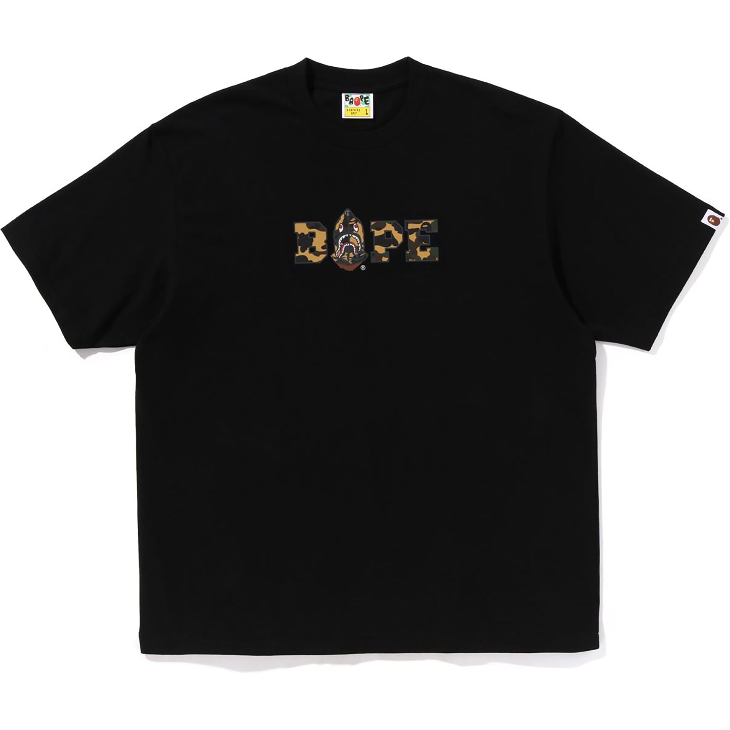 1st Camo Bape Logo Relaxed Fit Tee Mens A bathing ape оригінал – Купити в Україні – боковий вид