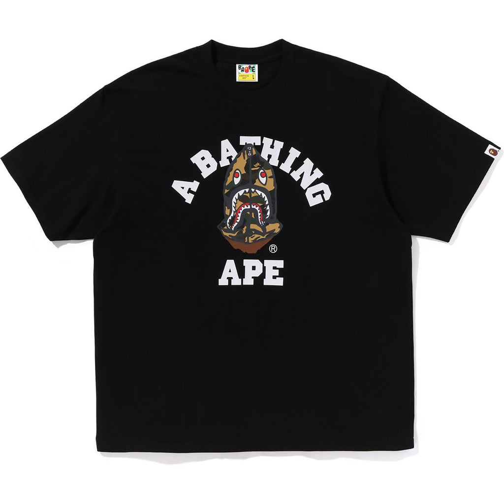 1st Camo Shark Seijin College Relaxed Fit Tee Mens A bathing ape – Гарантія оригінальності – детальний вид