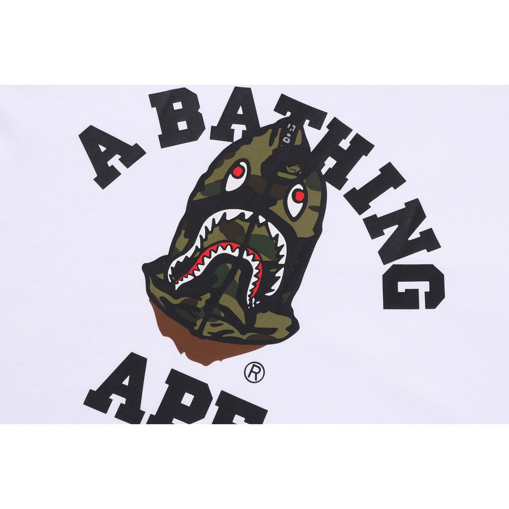 1st Camo Shark Seijin College Relaxed Fit Tee Mens A bathing ape – Гарантія оригінальності – вид ззаду