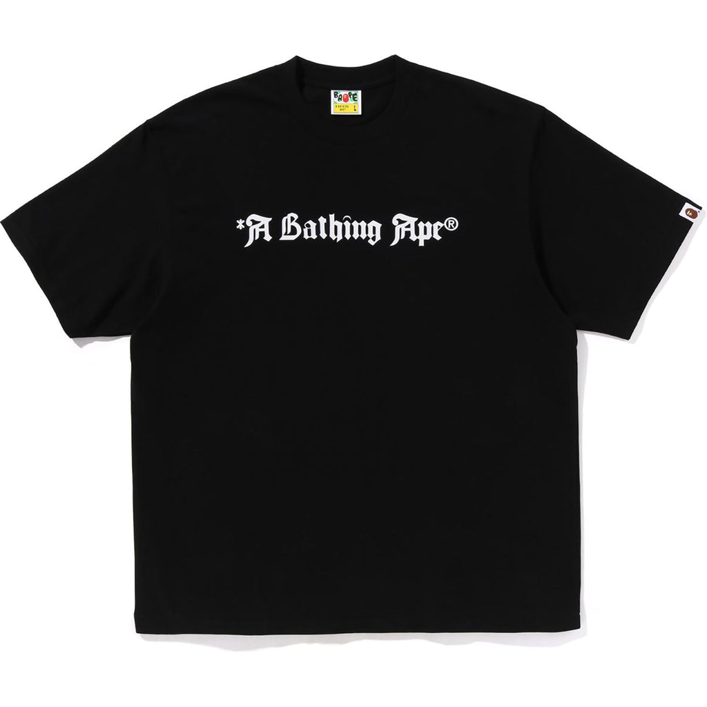 Logo Relaxed Fit Tee Mens A bathing ape – Гарантія оригінальності – боковий вид