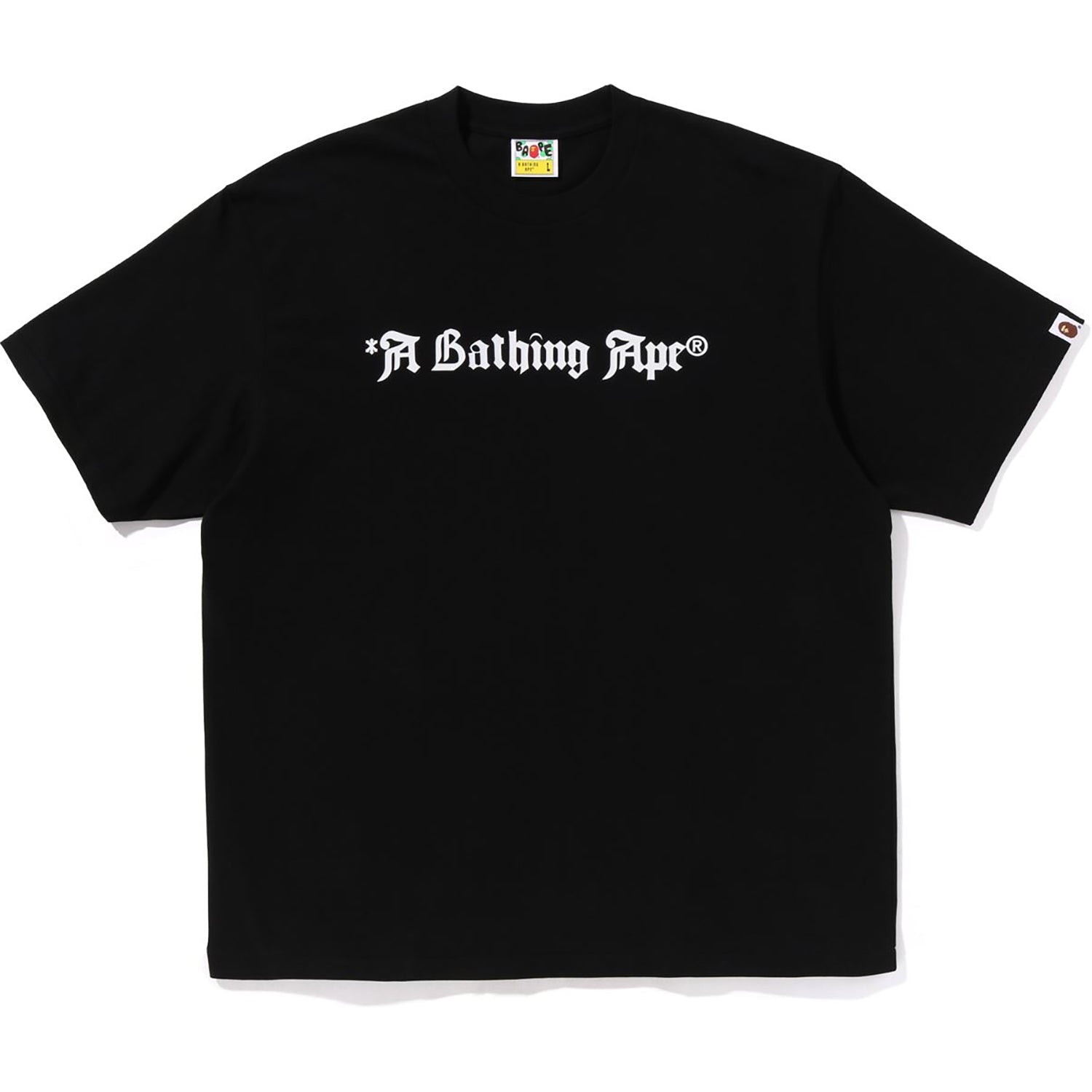 Logo Relaxed Fit Tee Mens A bathing ape – Гарантія оригінальності – боковий вид