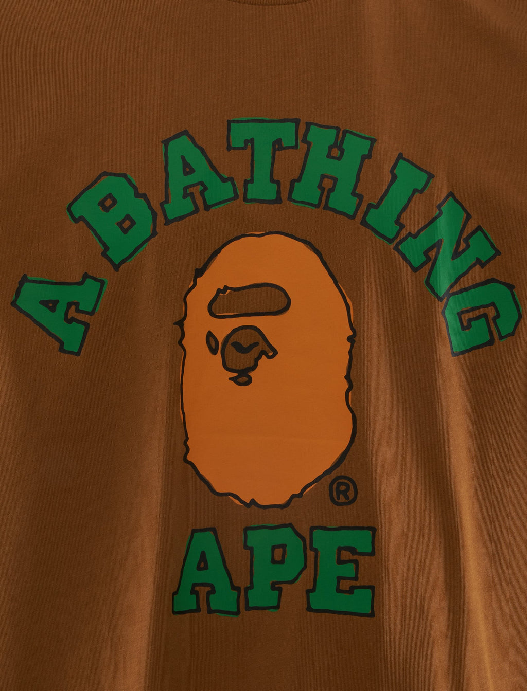 Оригінальна Handdrawn College Tee A bathing ape – вид ззаду