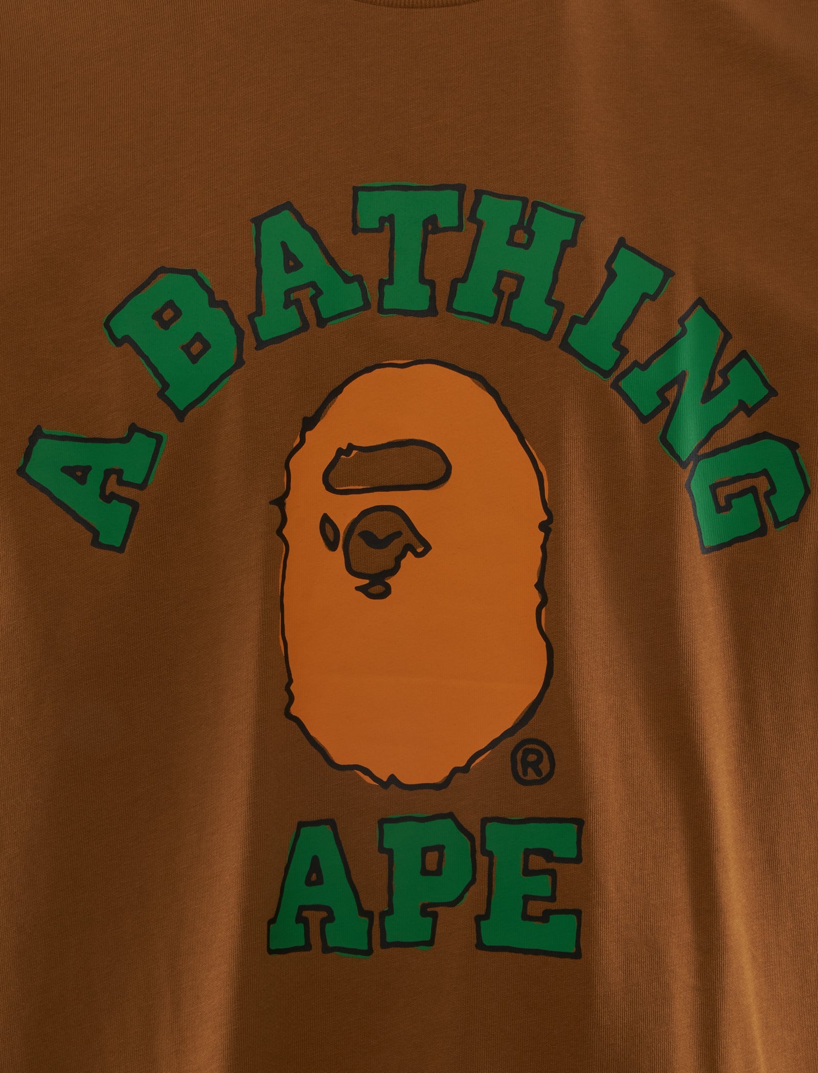 Оригінальна Handdrawn College Tee A bathing ape – вид ззаду