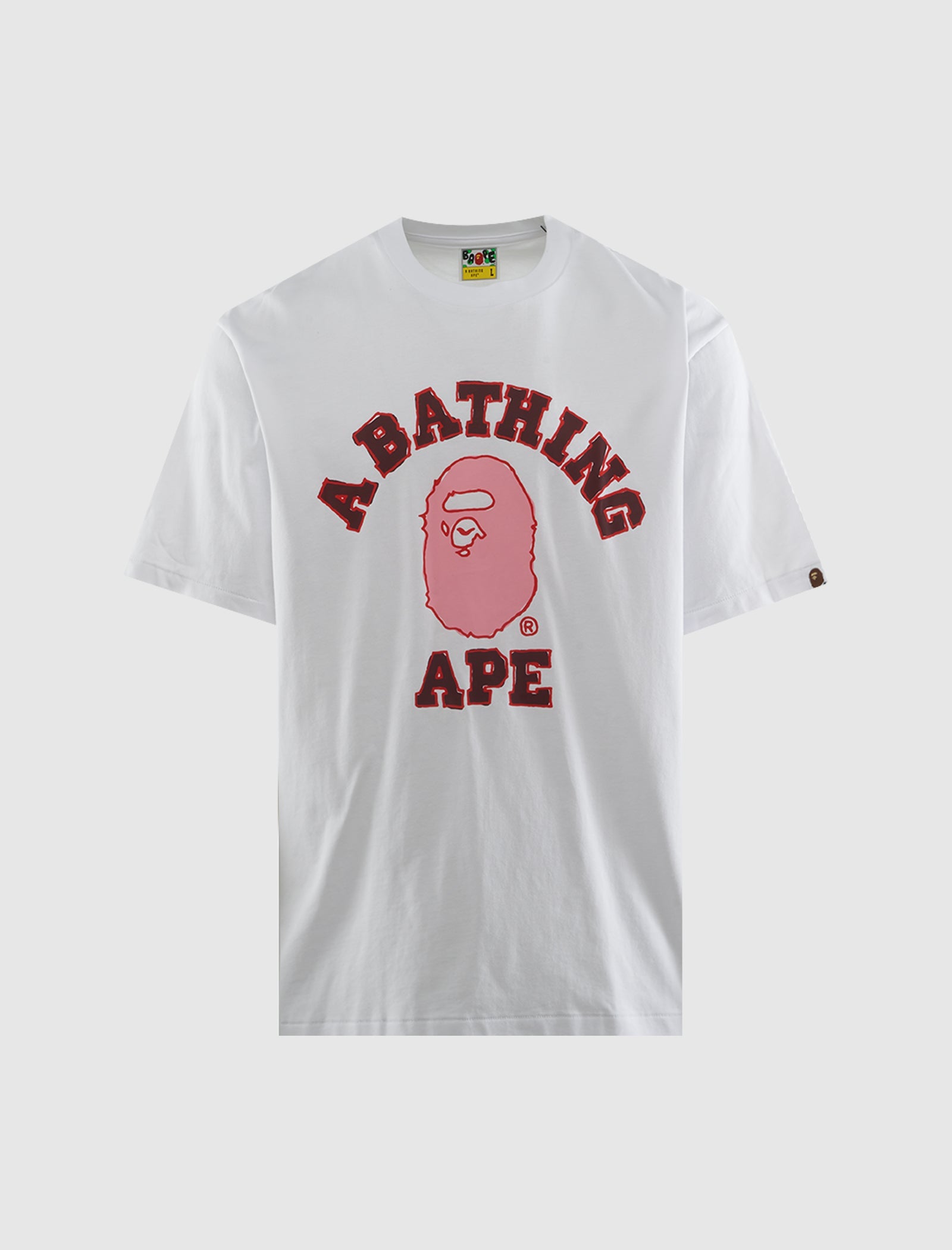 Оригінальна Handdrawn College Tee A bathing ape – боковий вид