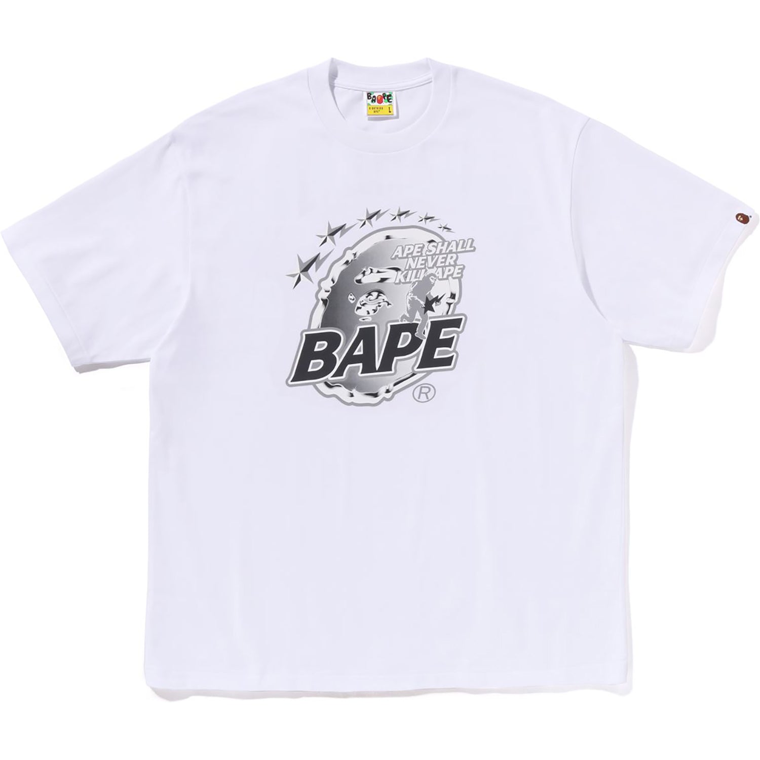 Оригінальна Metal Ape Head Relaxed Fit Tee Mens A bathing ape – детальний вид