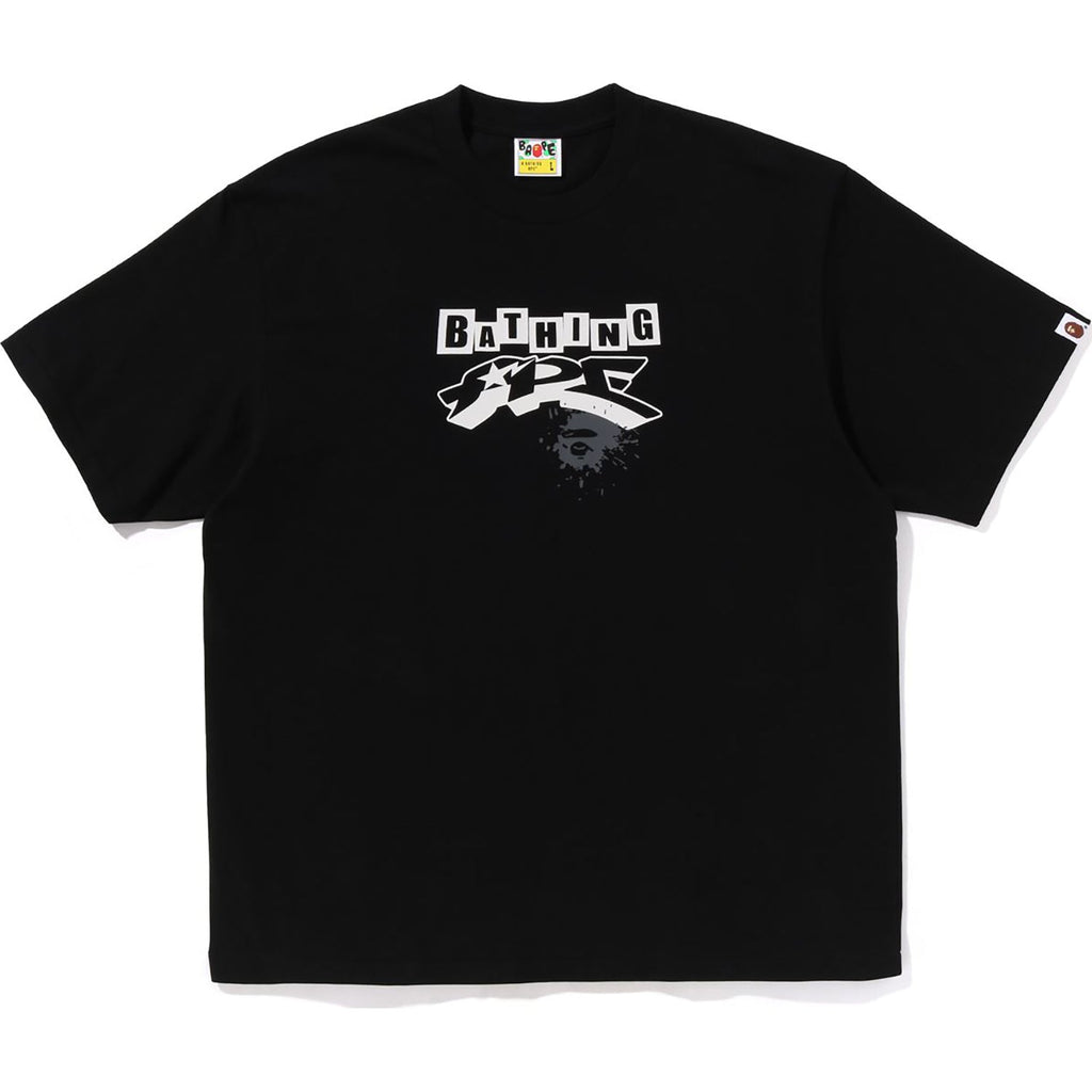 Graffiti Bape Logo Relaxed Fit Tee #1 Mens A bathing ape – Гарантія оригінальності – боковий вид