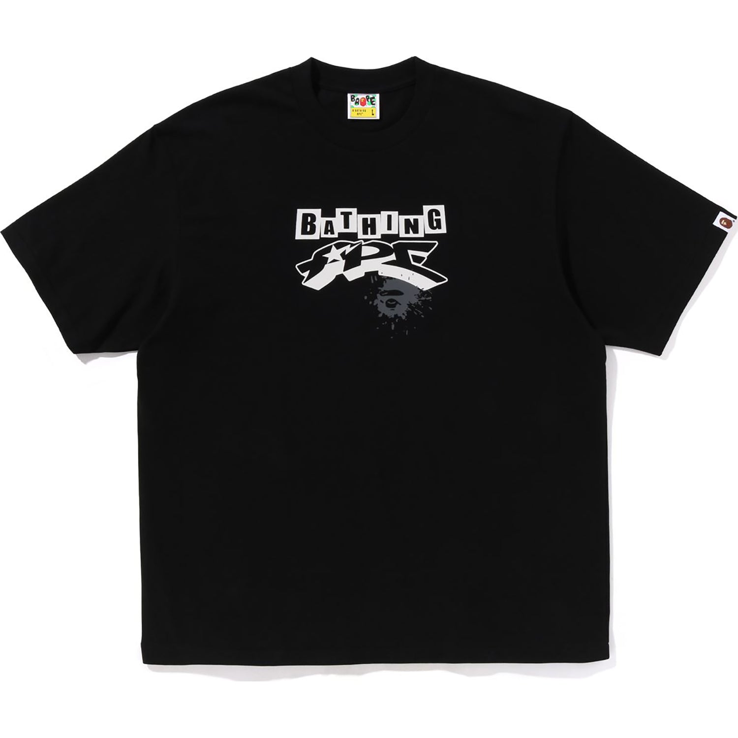 Graffiti Bape Logo Relaxed Fit Tee #1 Mens A bathing ape – Гарантія оригінальності – боковий вид