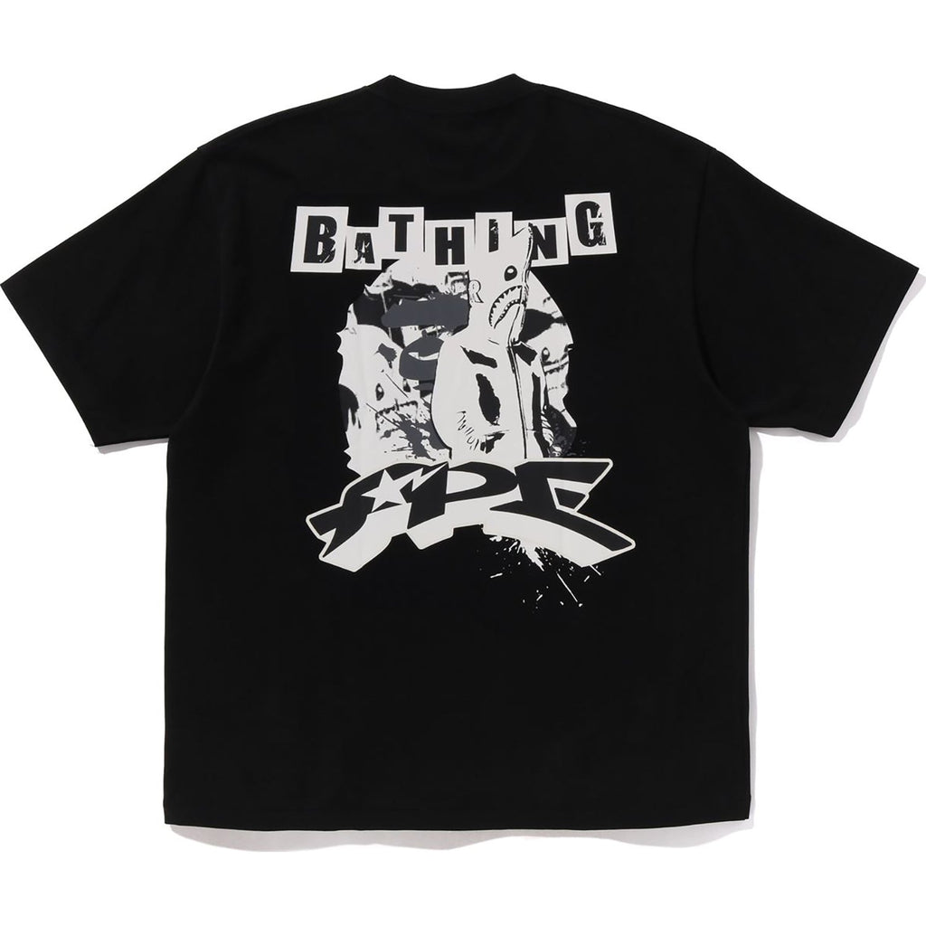 Graffiti Bape Logo Relaxed Fit Tee #1 Mens A bathing ape – Гарантія оригінальності – вид ззаду