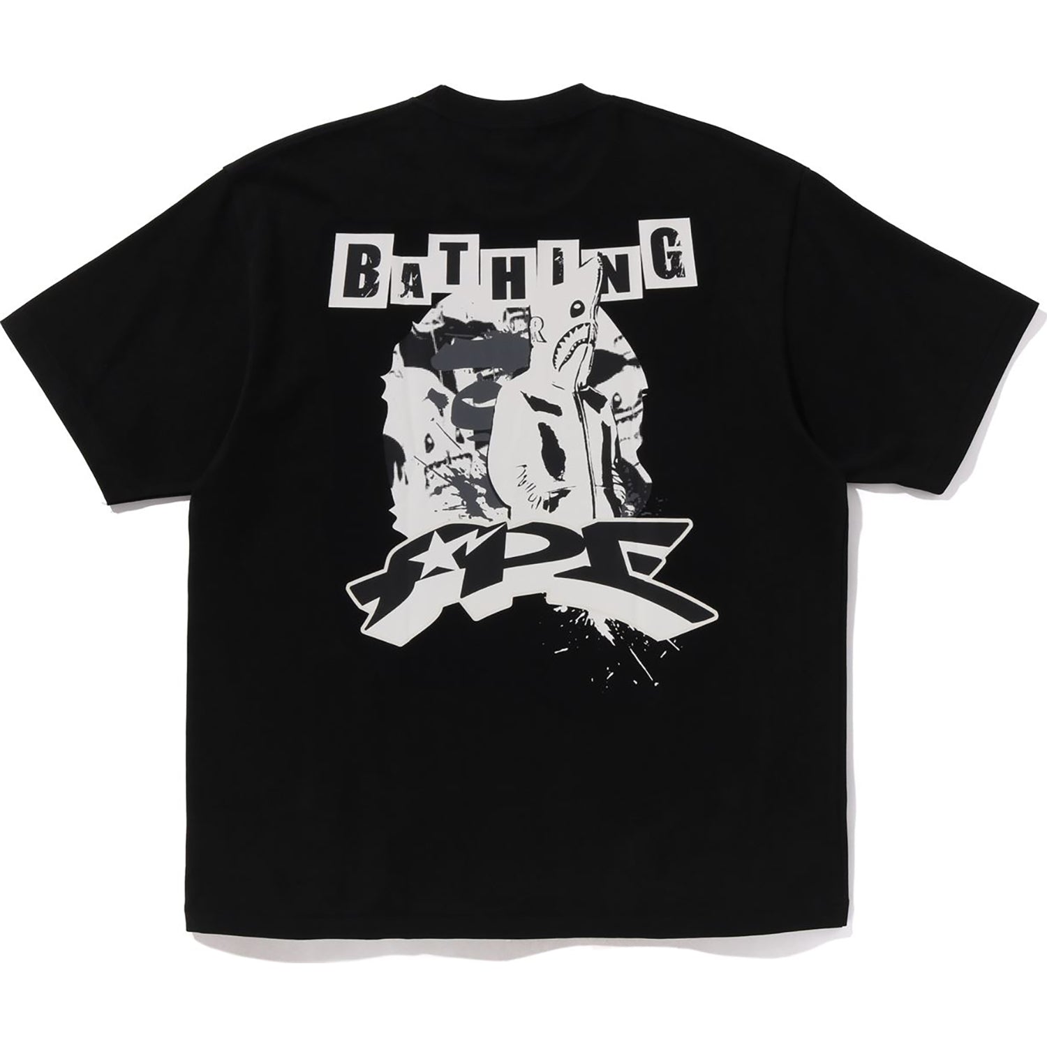 Graffiti Bape Logo Relaxed Fit Tee #1 Mens A bathing ape – Гарантія оригінальності – вид ззаду