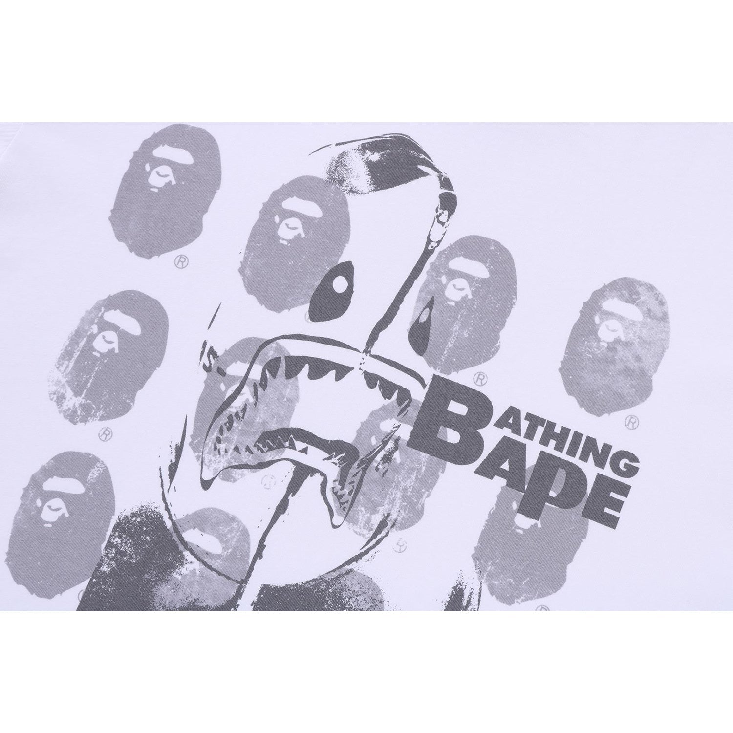 Spray Print Multi Logo Relaxed Fit Tee Mens A bathing ape оригінал – Купити в Україні – збільшений вид