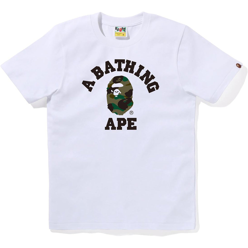 1st Camo College Tee Ladies A bathing ape – Гарантія оригінальності – боковий вид