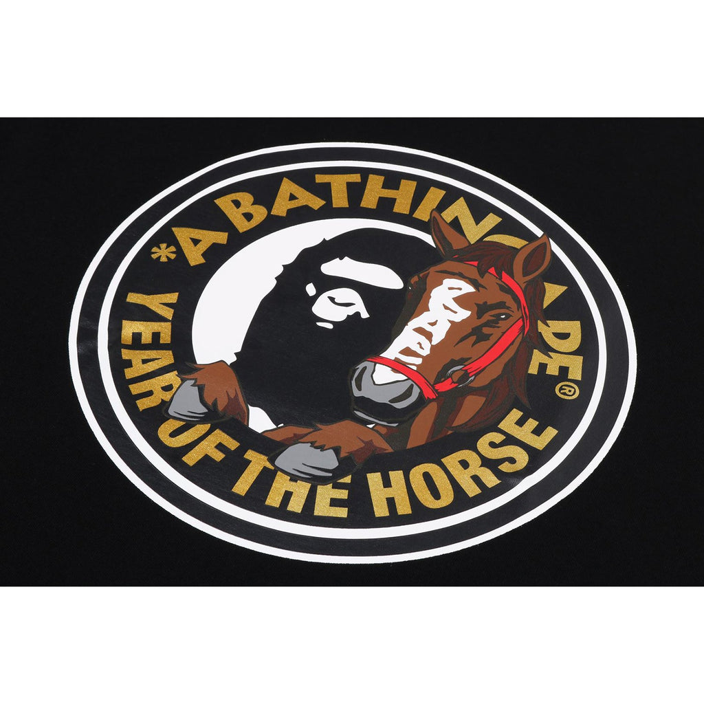 Year Of The Horse Tee Mens A bathing ape – Гарантія оригінальності – вид ззаду