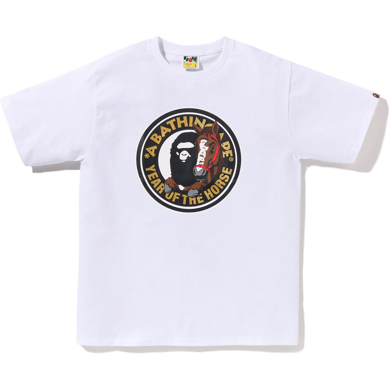 Year Of The Horse Tee Mens A bathing ape – Гарантія оригінальності – детальний вид