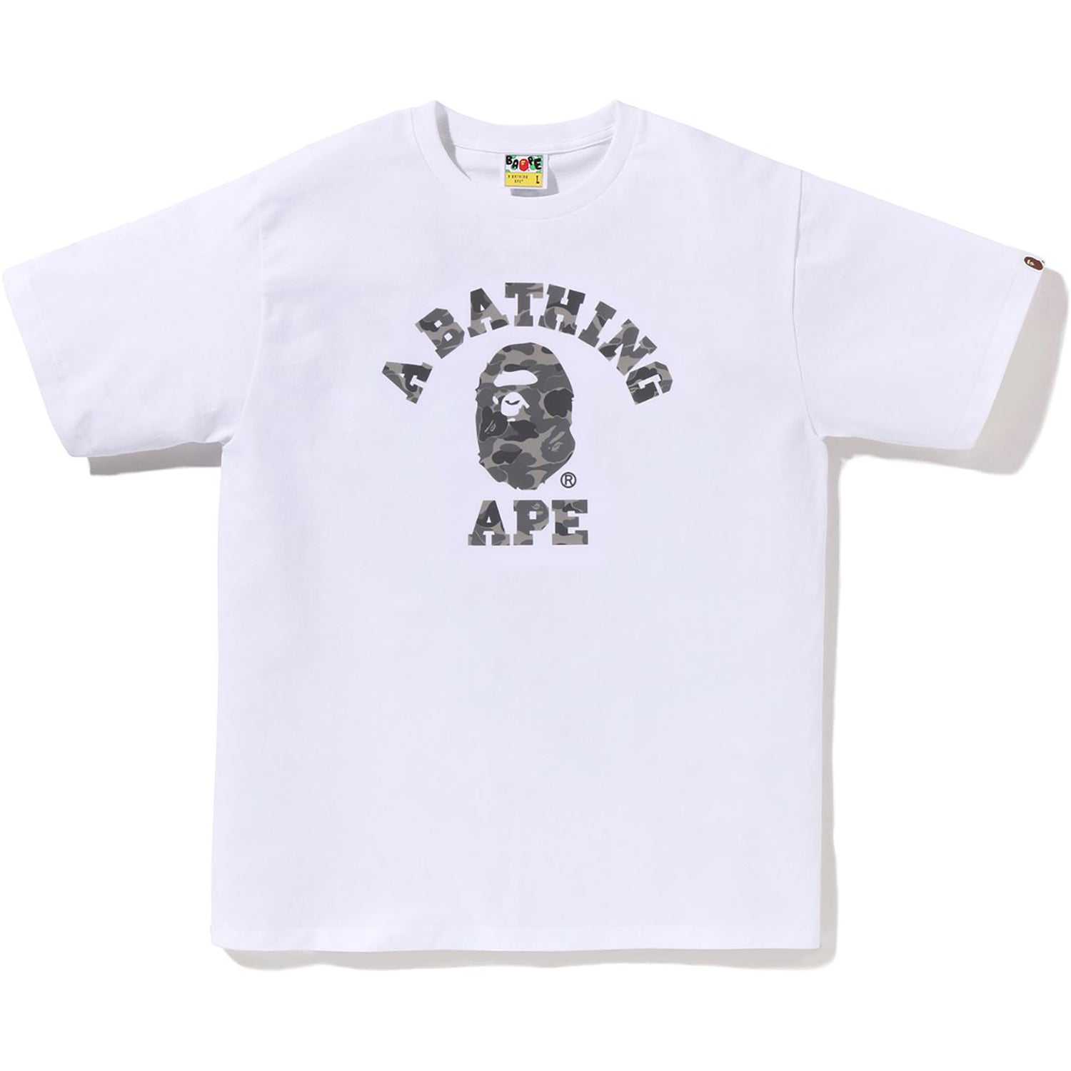 Оригінальна Abc Camo Reflective On College Tee Mens A bathing ape – детальний вид