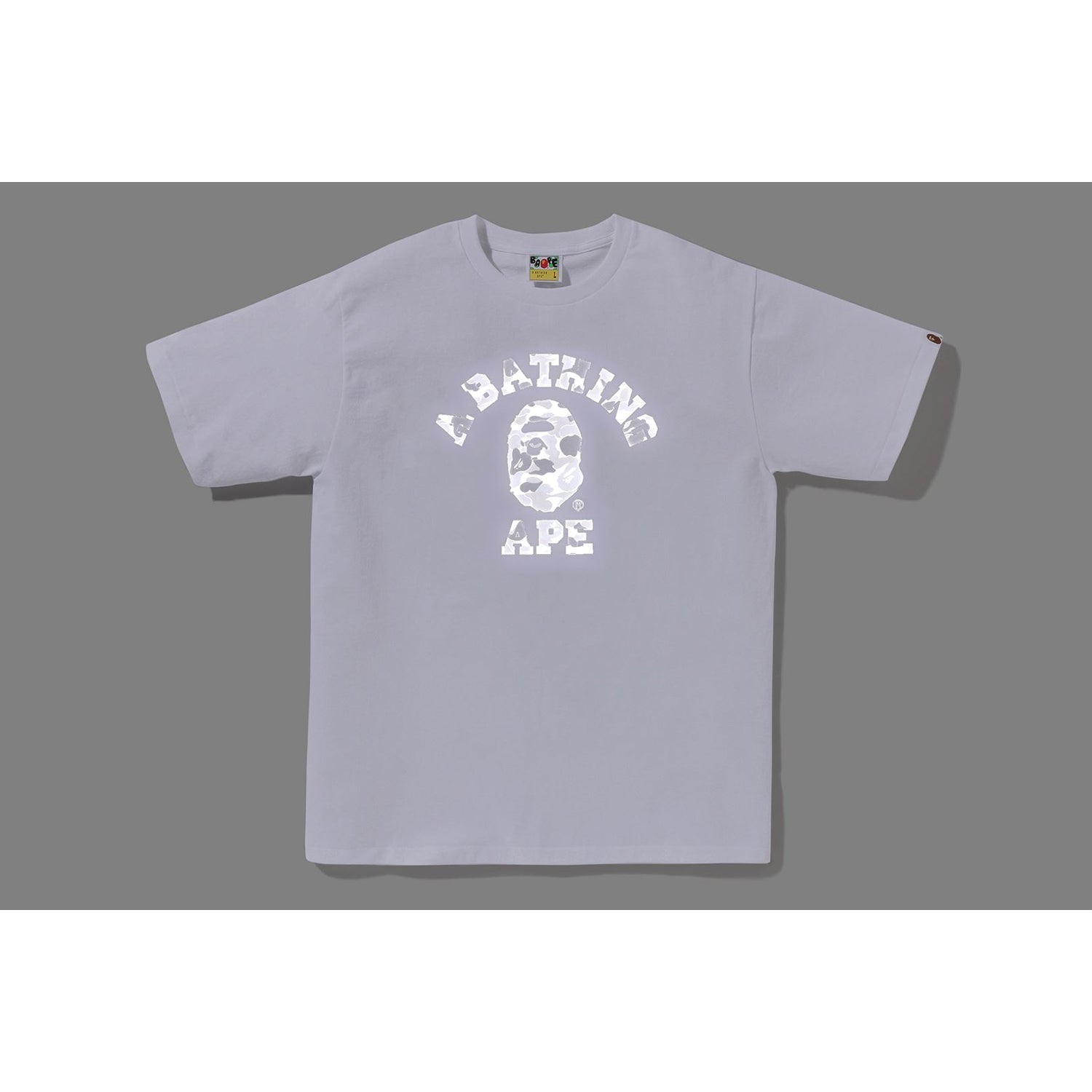 Оригінальна Abc Camo Reflective On College Tee Mens A bathing ape – збільшений вид