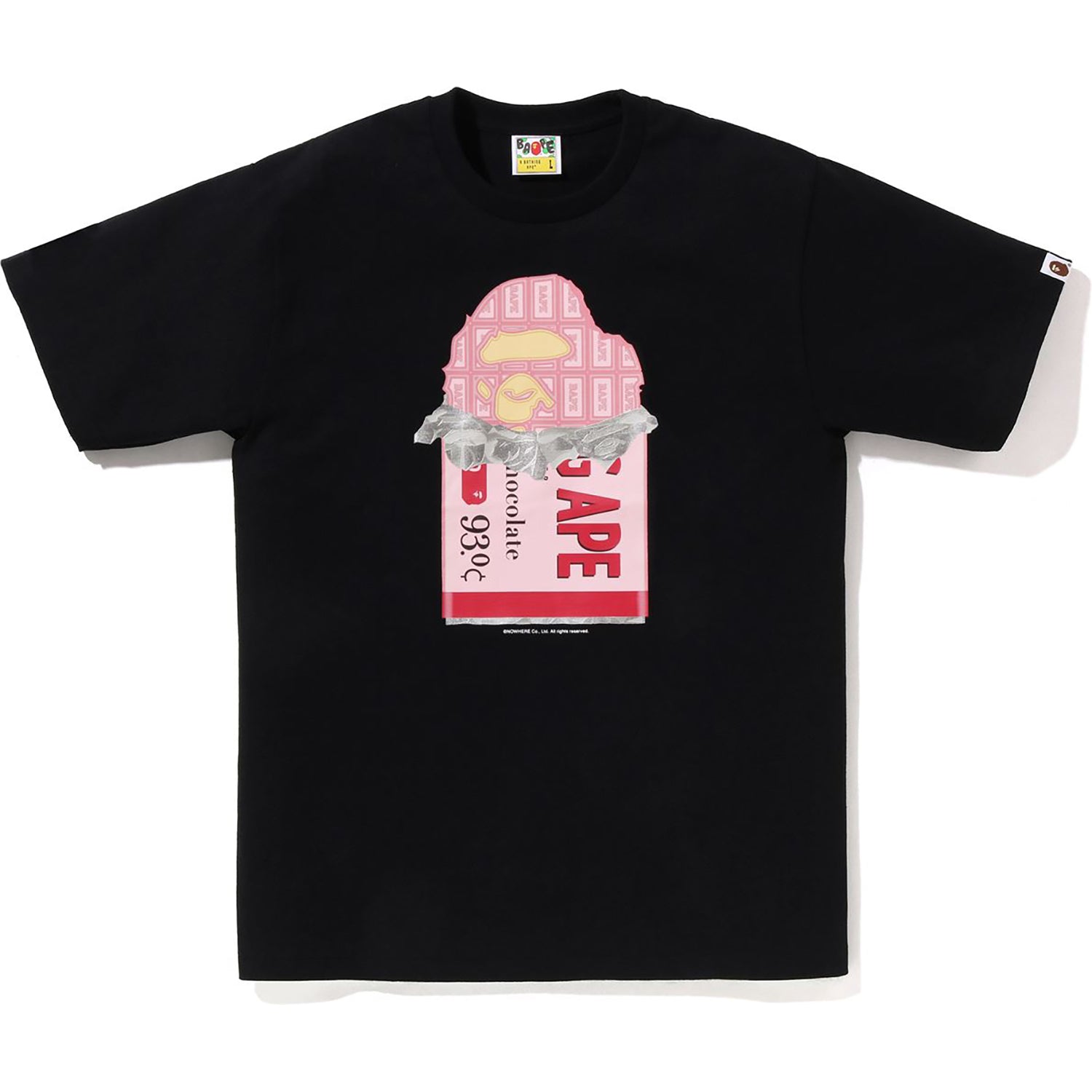 Chocolate Bar Ape Head Tee Mens A bathing ape – Гарантія оригінальності – боковий вид