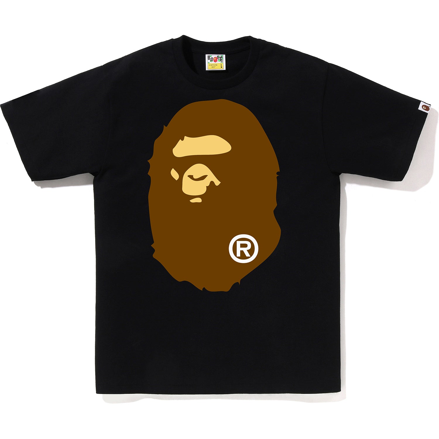 Big Ape Head Tee Mens A bathing ape – Гарантія оригінальності – боковий вид