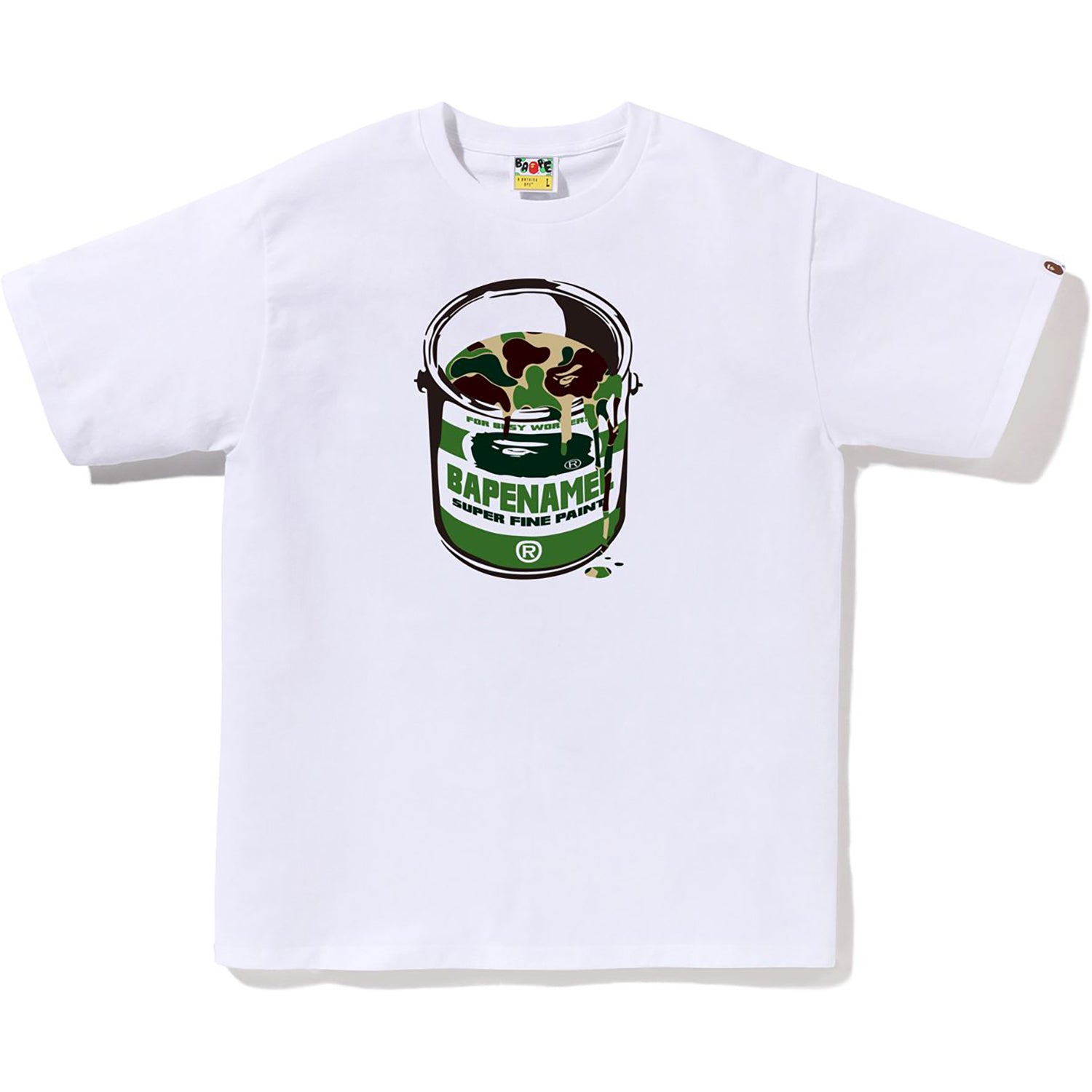 Оригінальна Abc Camo Paint Can Tee Mens A bathing ape – боковий вид