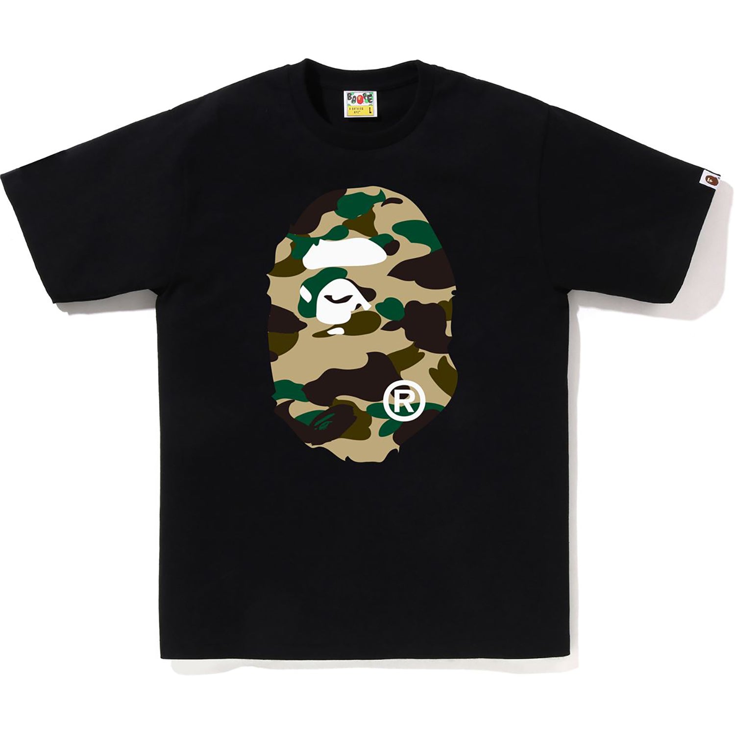 Оригінальна 1st Camo Big Ape Head Tee Mens A bathing ape – боковий вид
