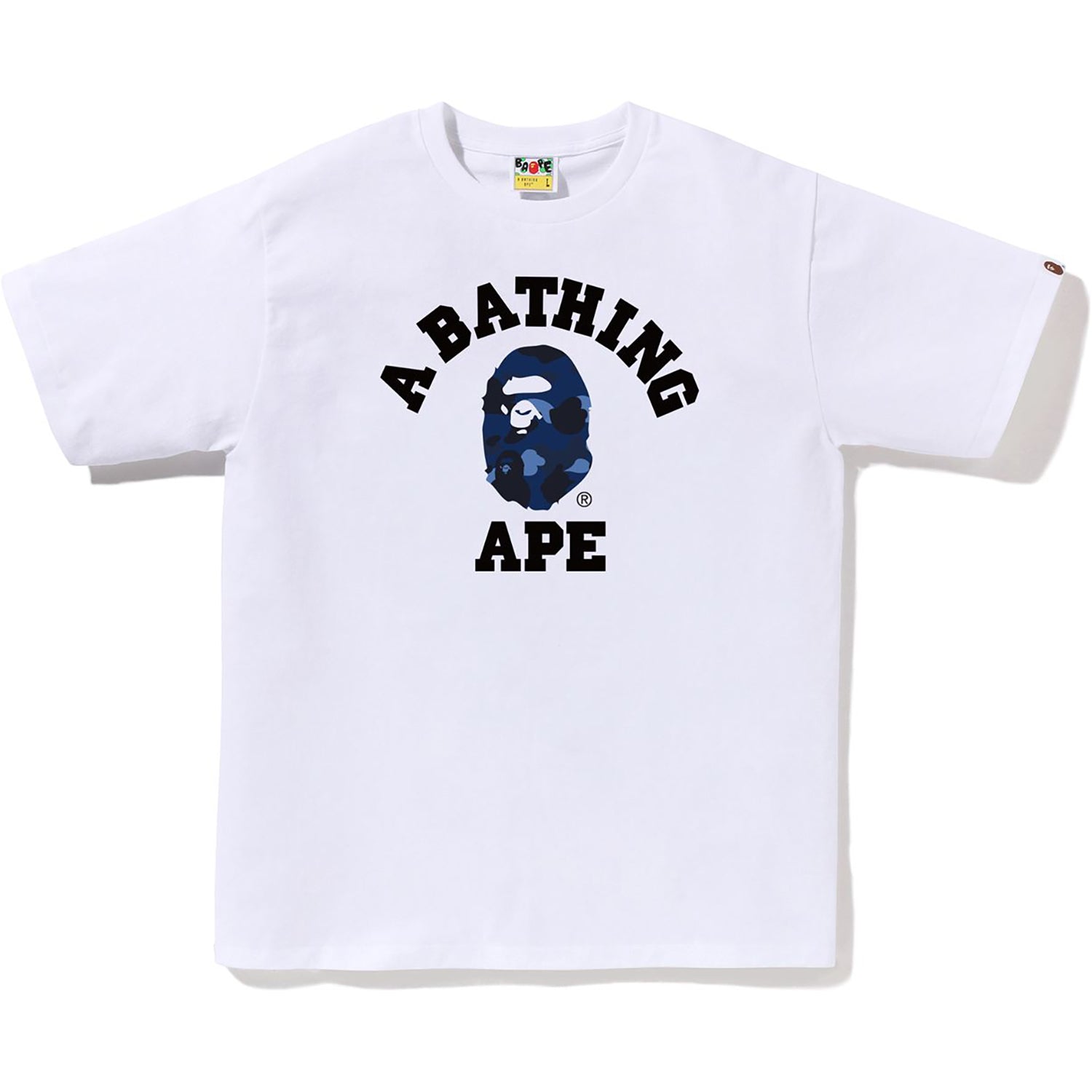 Оригінальна Color Camo College Tee Mens A bathing ape – детальний вид