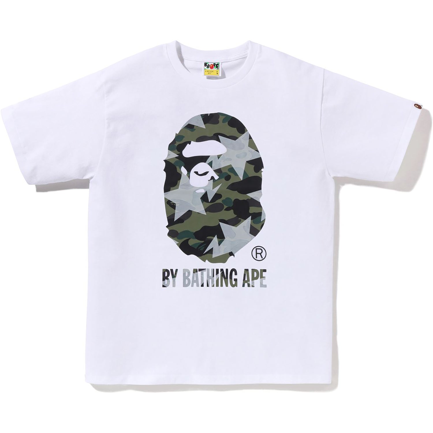 Оригінальна Sta Over Print 1st Camo By Bathing Ape Tee Mens A bathing ape – вид ззаду
