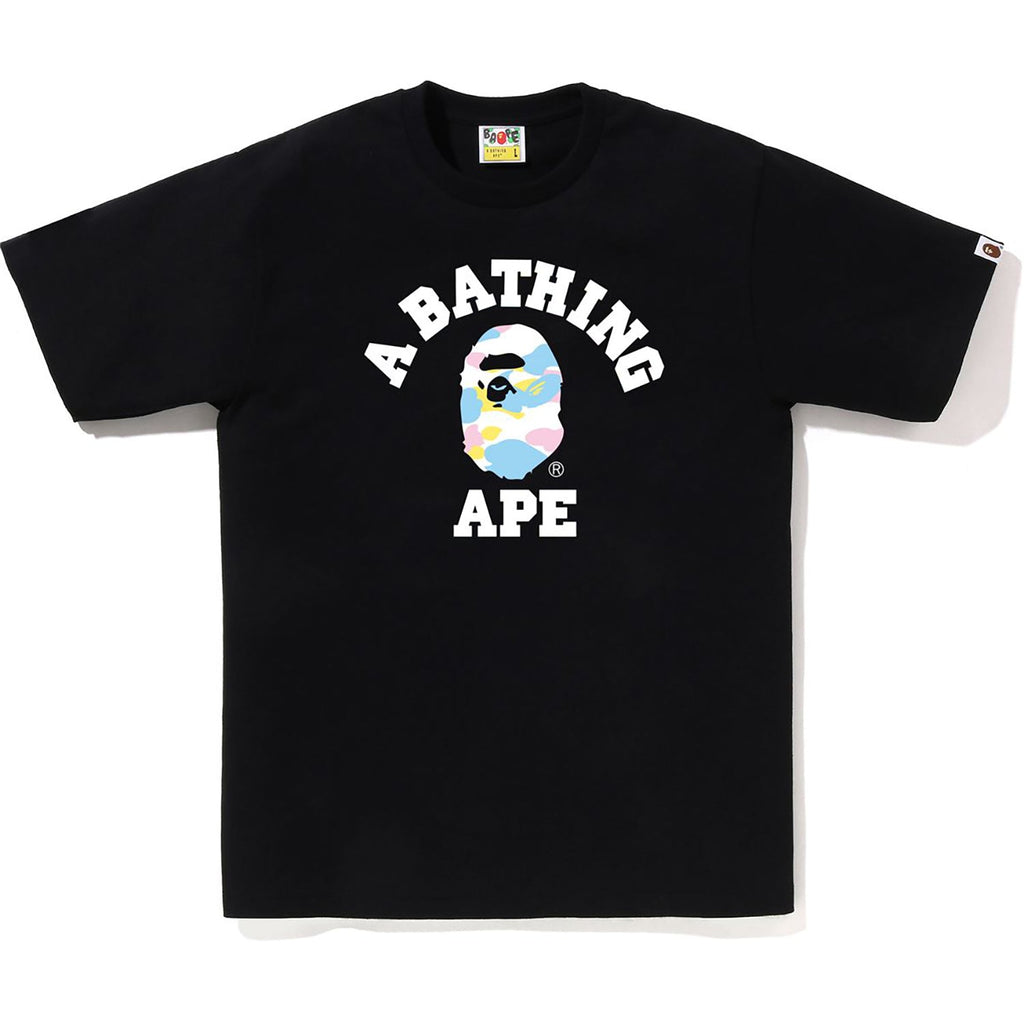 New Multi Camo College Tee Mens A bathing ape оригінал – Купити в Україні – боковий вид