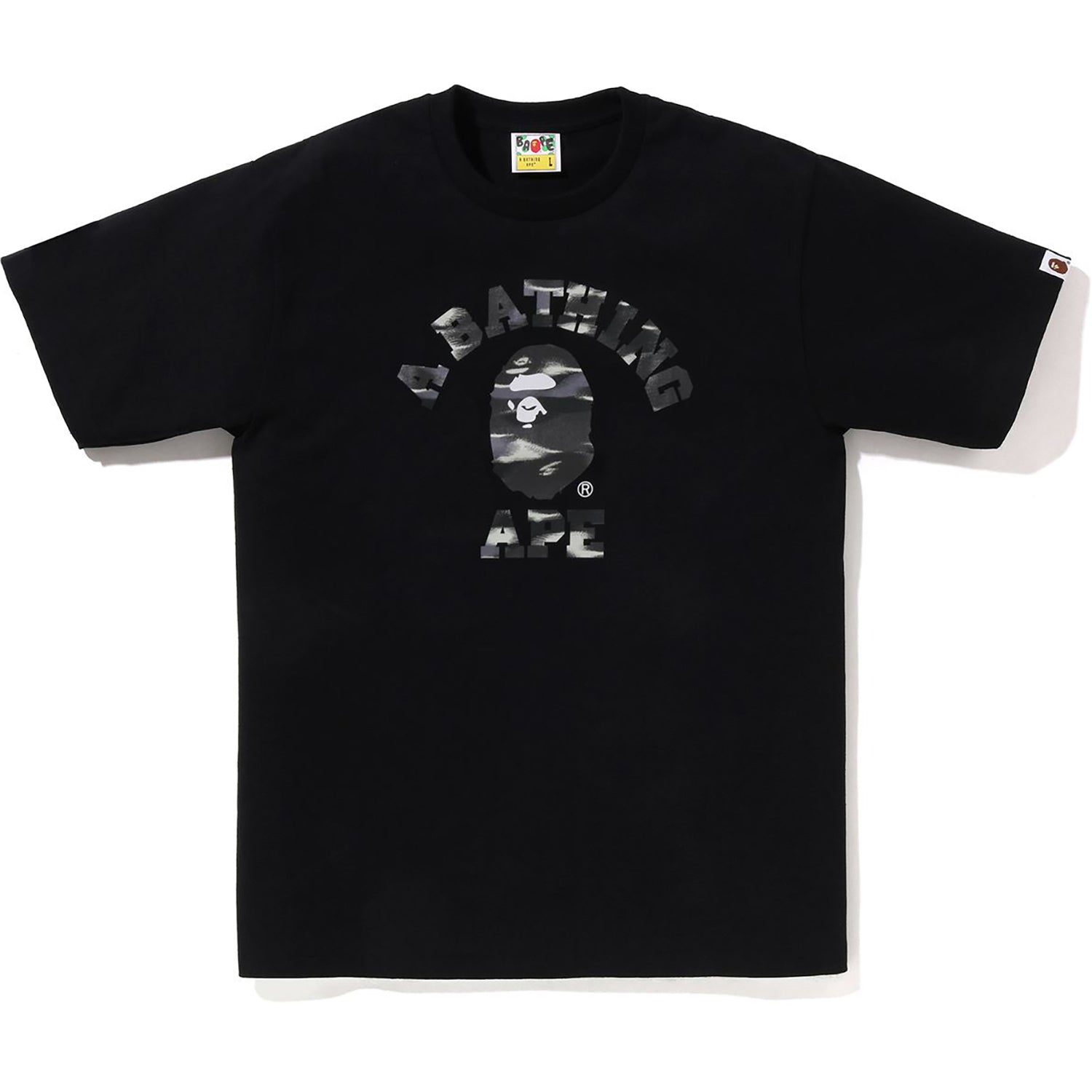 Оригінальна Screen Camo College Tee Mens A bathing ape – боковий вид