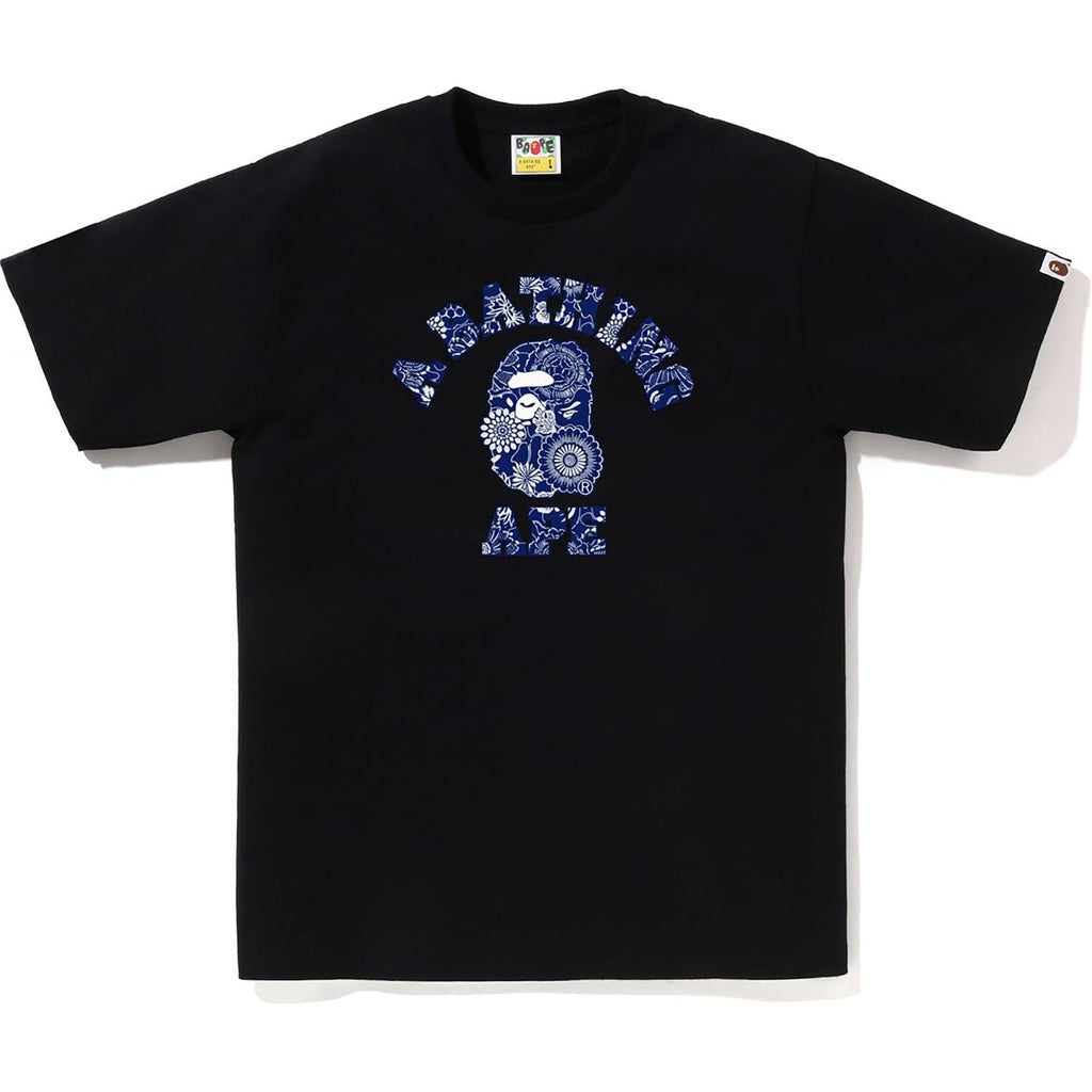Оригінальна Japanese Indigo Art Camo College Tee Mens A bathing ape – боковий вид