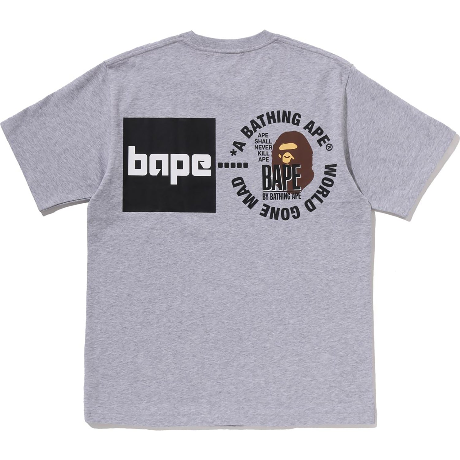 Logo Tee Mens A bathing ape – Гарантія оригінальності – вид ззаду