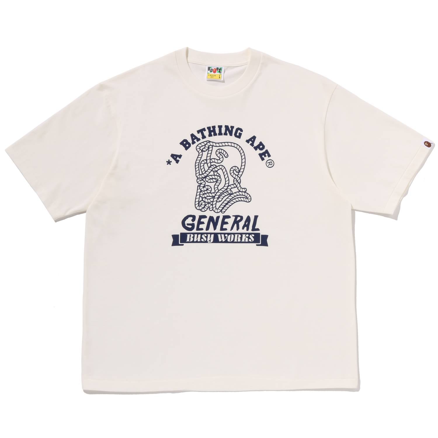 Ape General College Relaxed Fit Tee Mens A bathing ape – Гарантія оригінальності – боковий вид