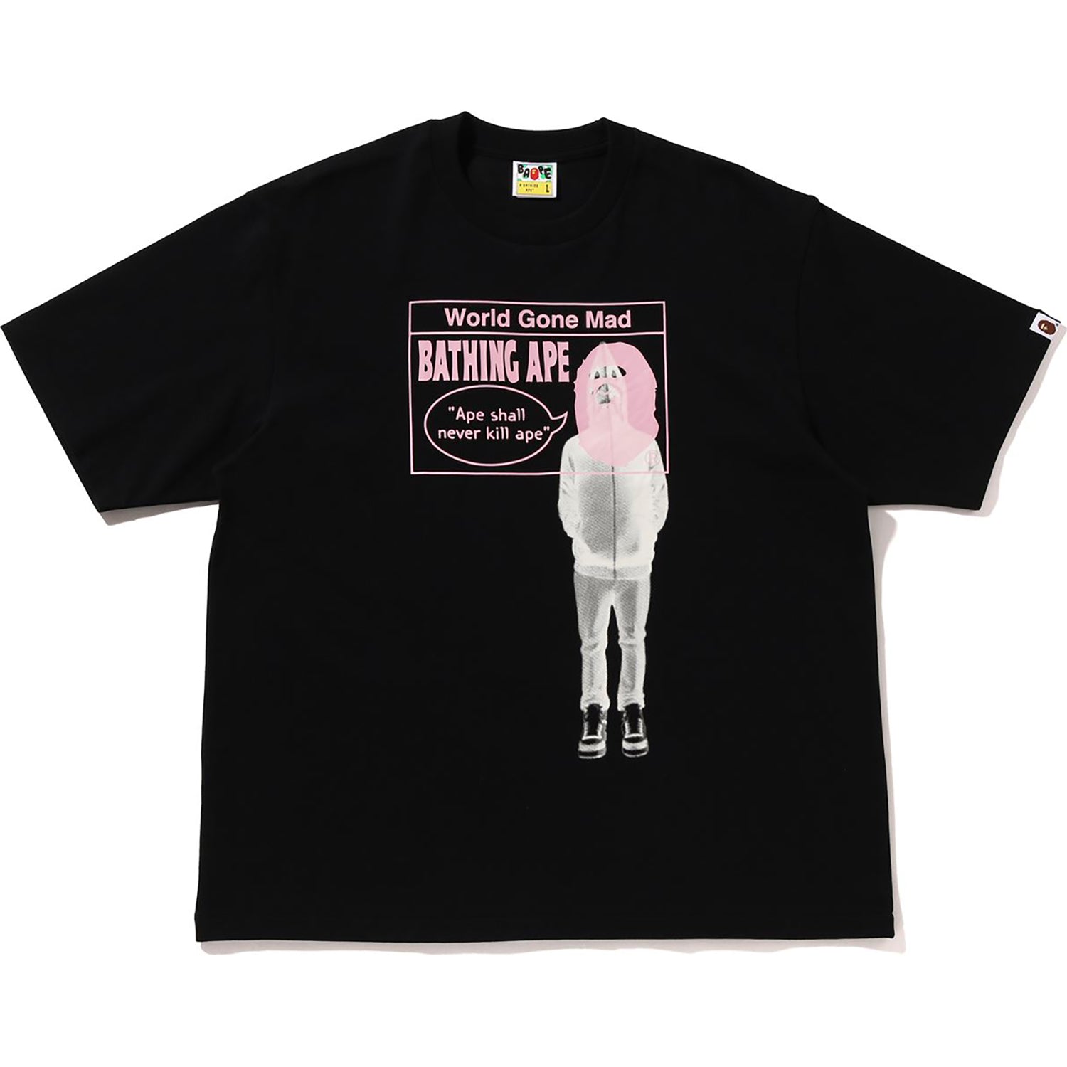 Оригінальна Shark Seijin Relaxed Fit Tee Mens A bathing ape – боковий вид