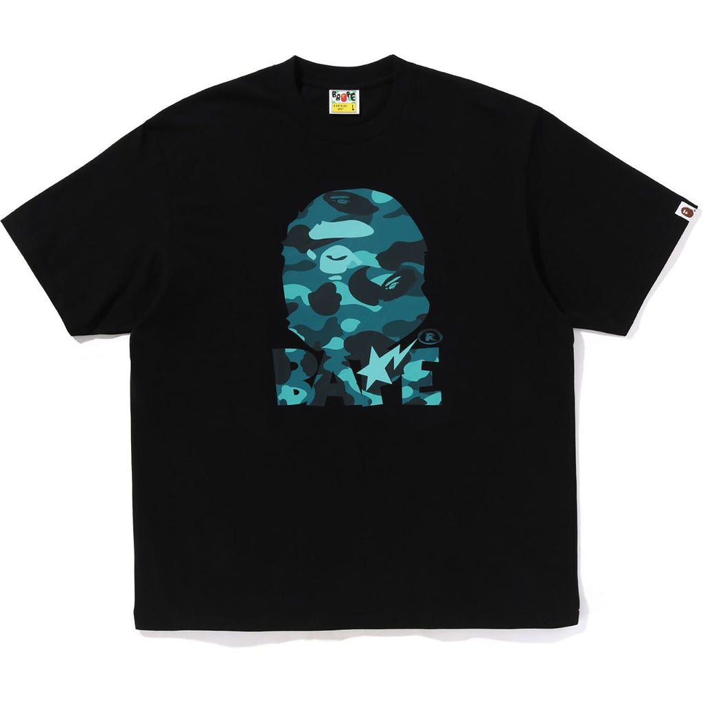 Оригінальна Color Camo Ape Head Relaxed Fit Tee Mens A bathing ape – боковий вид