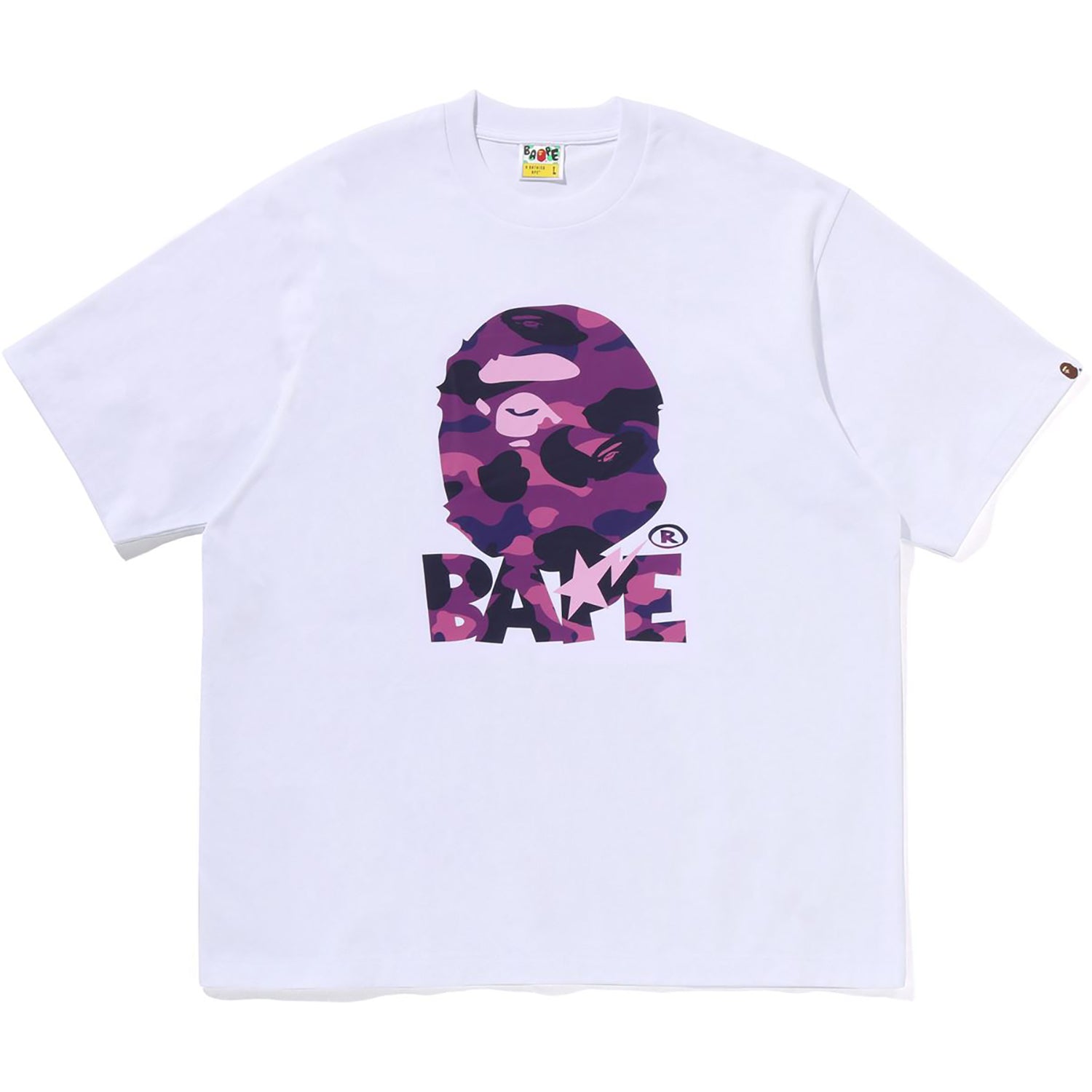 Оригінальна Color Camo Ape Head Relaxed Fit Tee Mens A bathing ape – детальний вид
