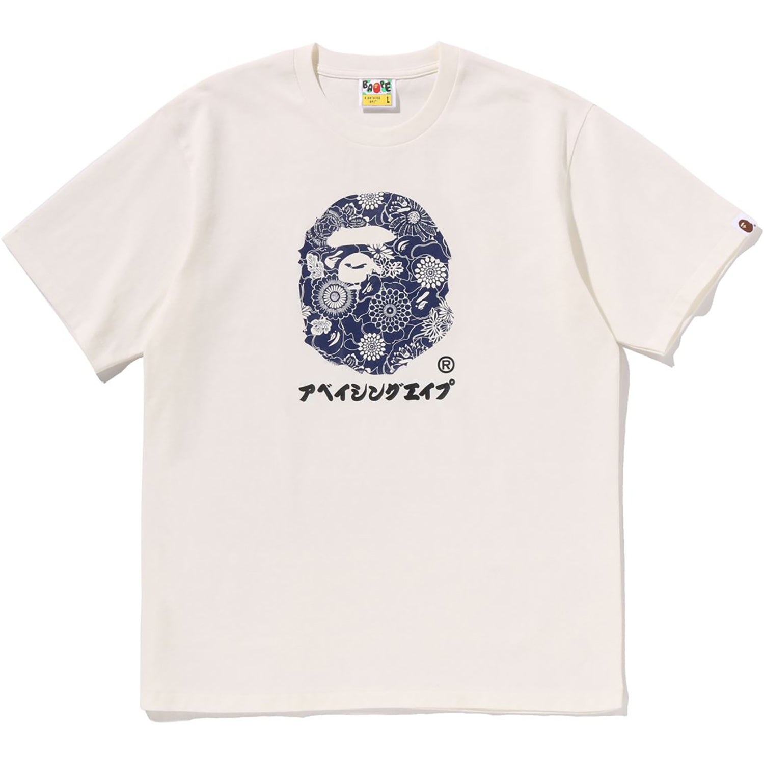 Japanese Indigo Art Camo By Bathing Ape Tee Mens A bathing ape оригінал – Купити в Україні – боковий вид