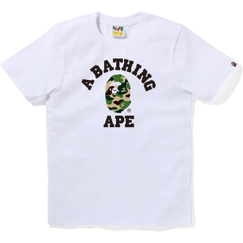 Оригінальна Abc Camo College Tee Ladies A bathing ape – вид ззаду